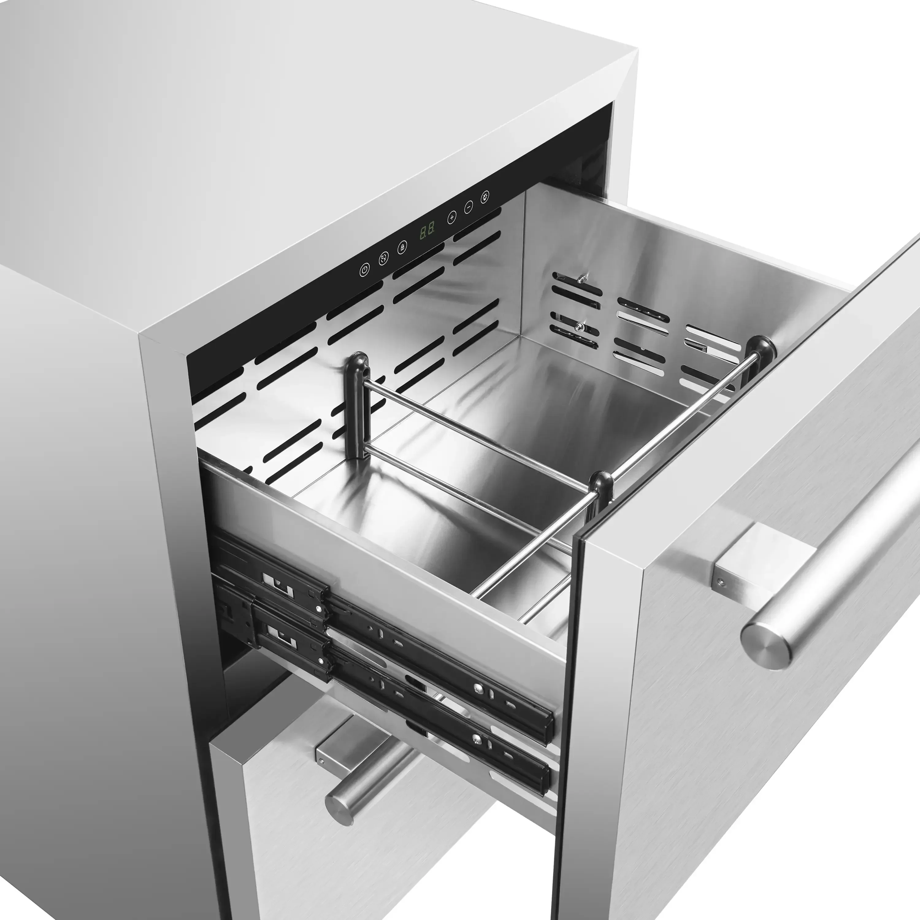 Forno Como 24-Inch 4.87 cu.ft. Indoor/Outdoor Refrigerator Drawer in Stainless Steel (FDROD1611-24S) - Image 11