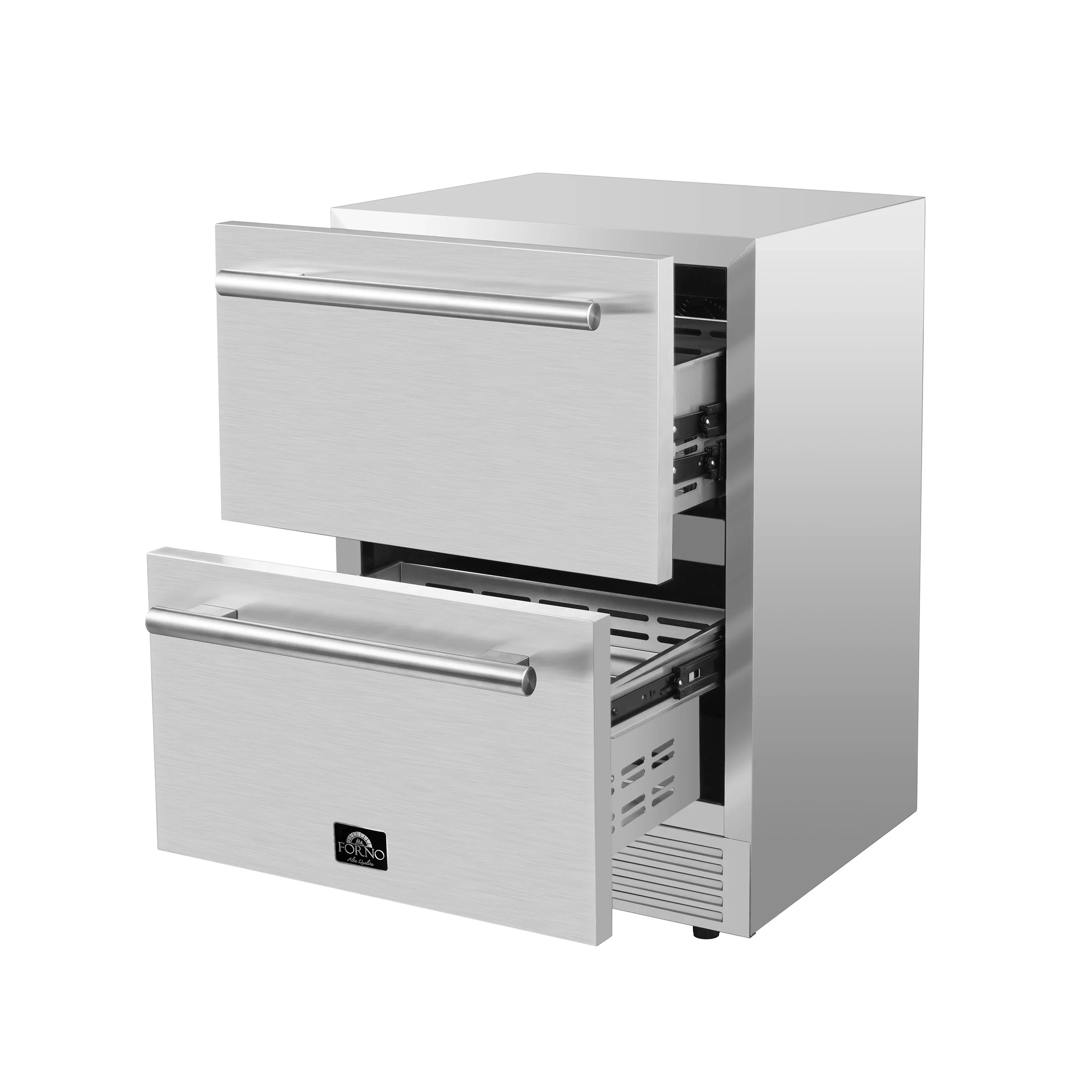 Forno Como 24-Inch 4.87 cu.ft. Indoor/Outdoor Refrigerator Drawer in Stainless Steel (FDROD1611-24S) - Image 15