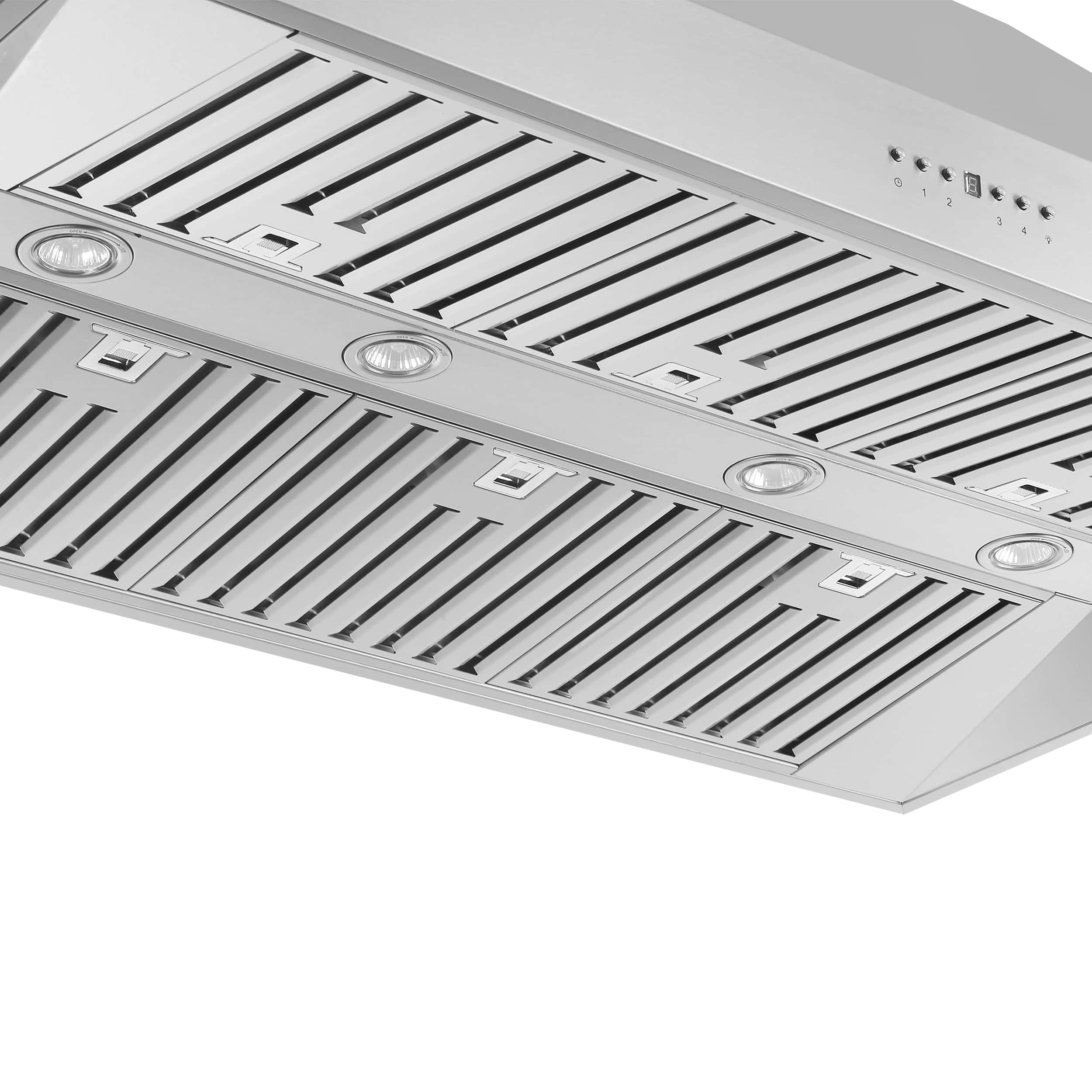 Forno Coppito 48-Inch Island Range Hood in Stainless Steel with 1200 CFM Motor (FRHIS5129-48) - Image 3