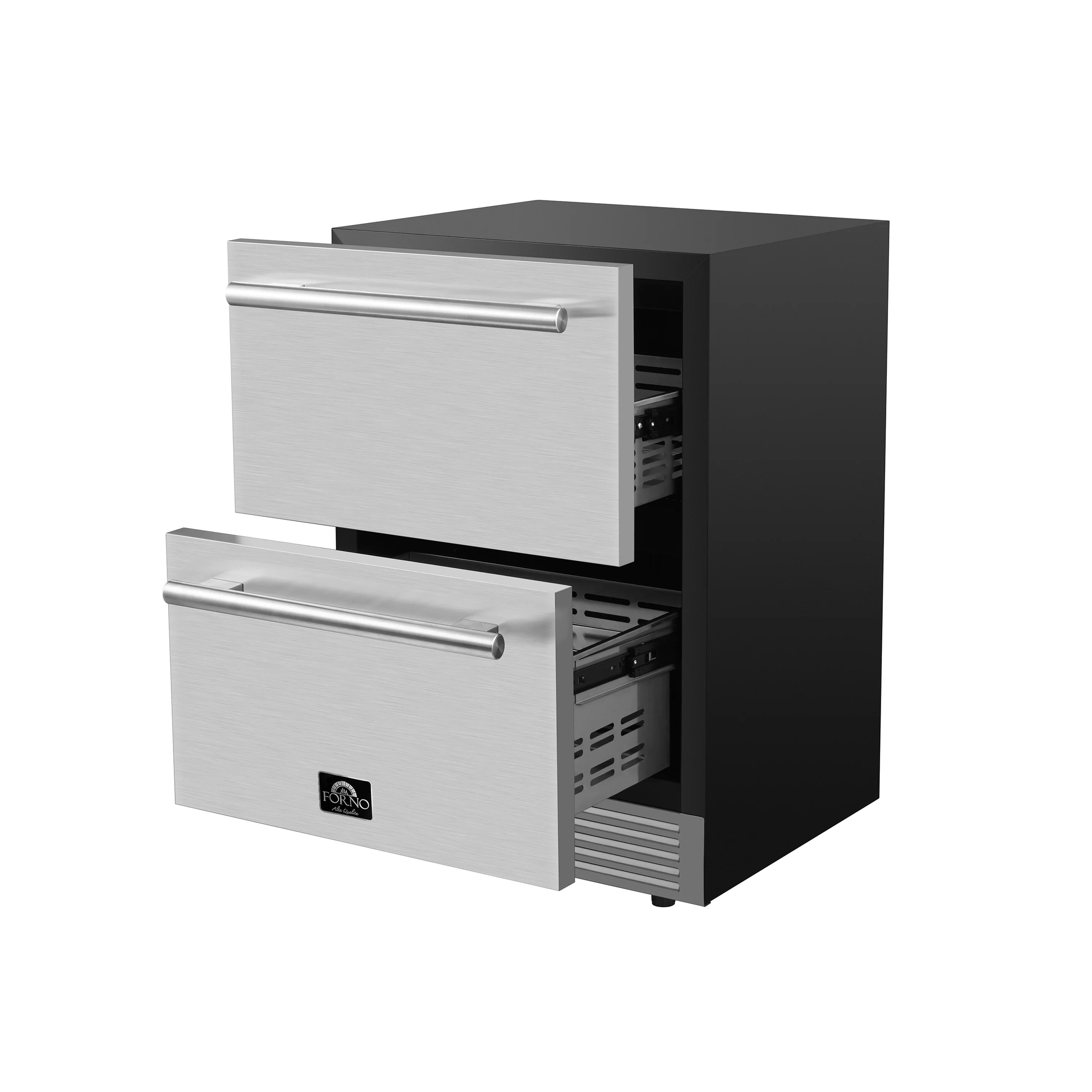 Forno Cosenza 24-Inch 4.69 cu.ft. Built-In Indoor/Outdoor Drawer Freezer with Ice Maker (FDRBI1838-24S) - Image 7