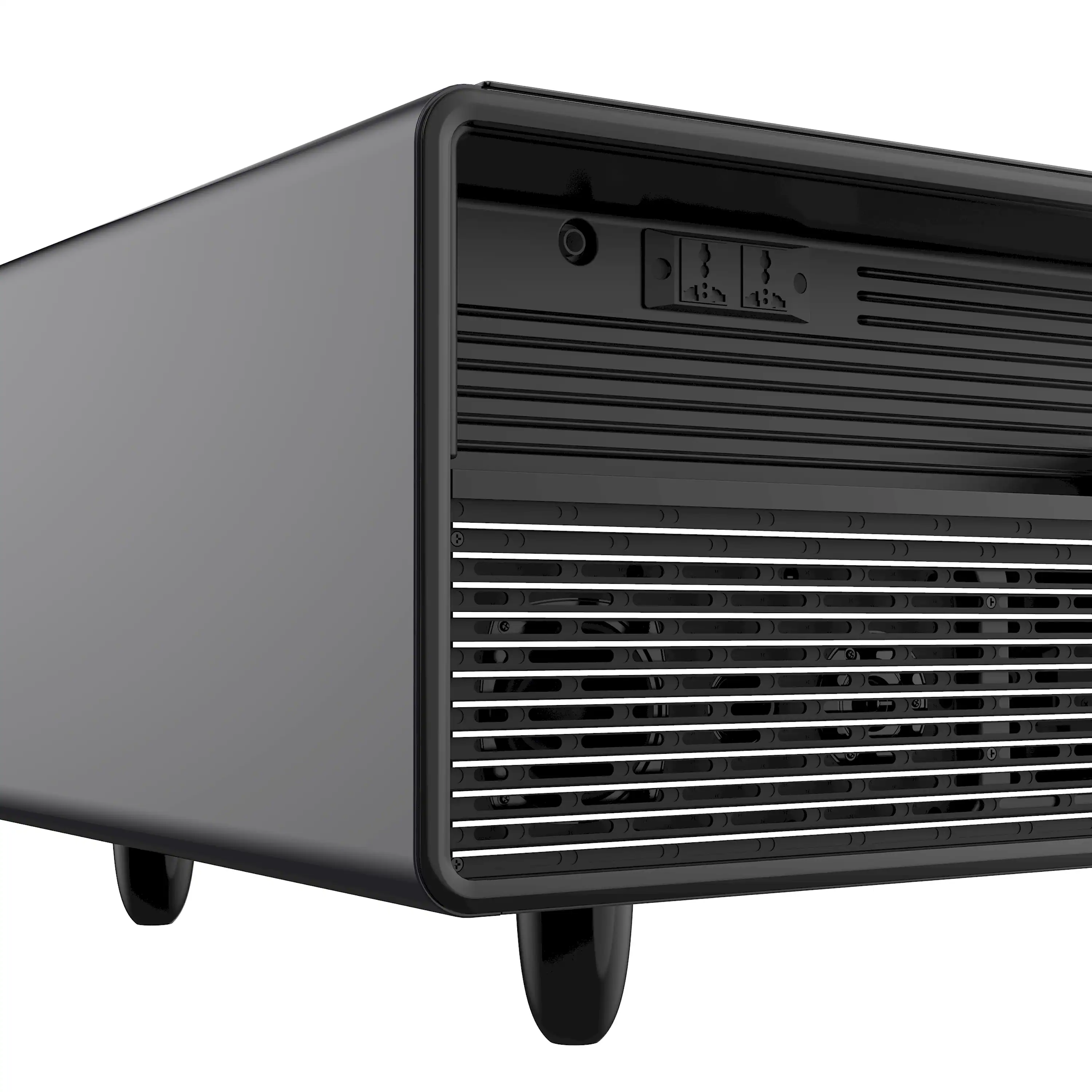 Forno Evoluto Tavolo 51-Inch Smart Coffee Table Refrigerators - Dual Drawers, Bluetooth 5.0 Audio, Wireless Charging & RGB Ambient Light in Black (FCTFR7006-51BLK) - Image 11