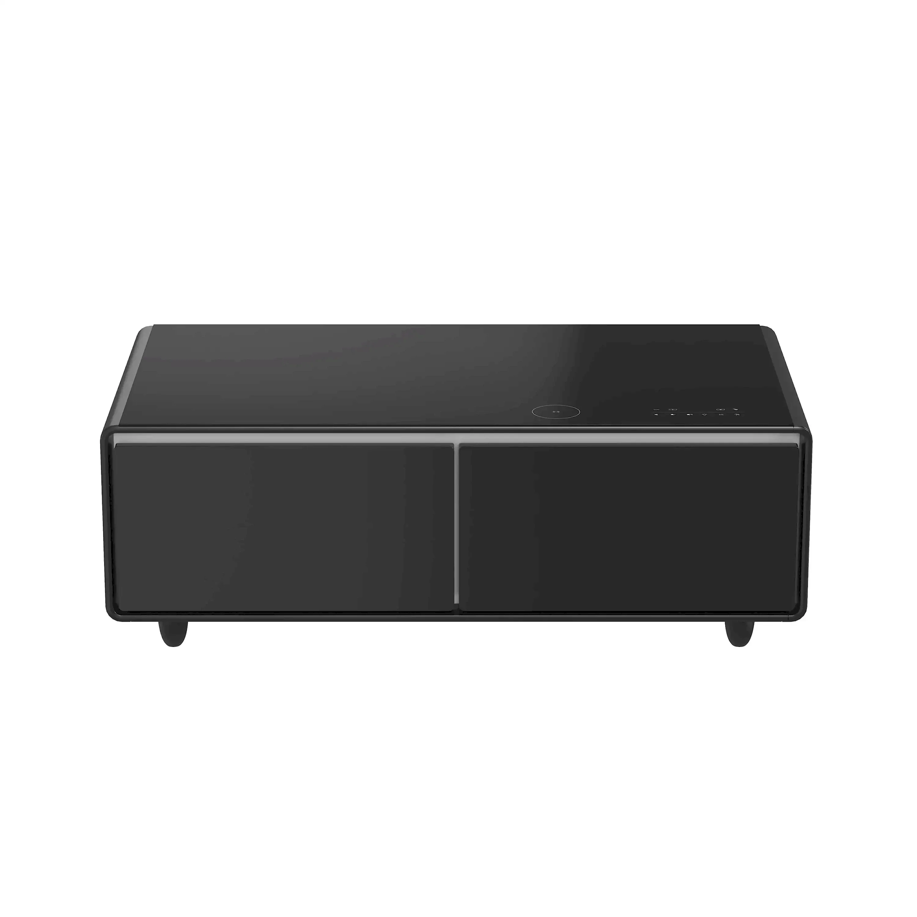 Forno Evoluto Tavolo 51-Inch Smart Coffee Table Refrigerators - Dual Drawers, Bluetooth 5.0 Audio, Wireless Charging & RGB Ambient Light in Black (FCTFR7006-51BLK) - Image 18