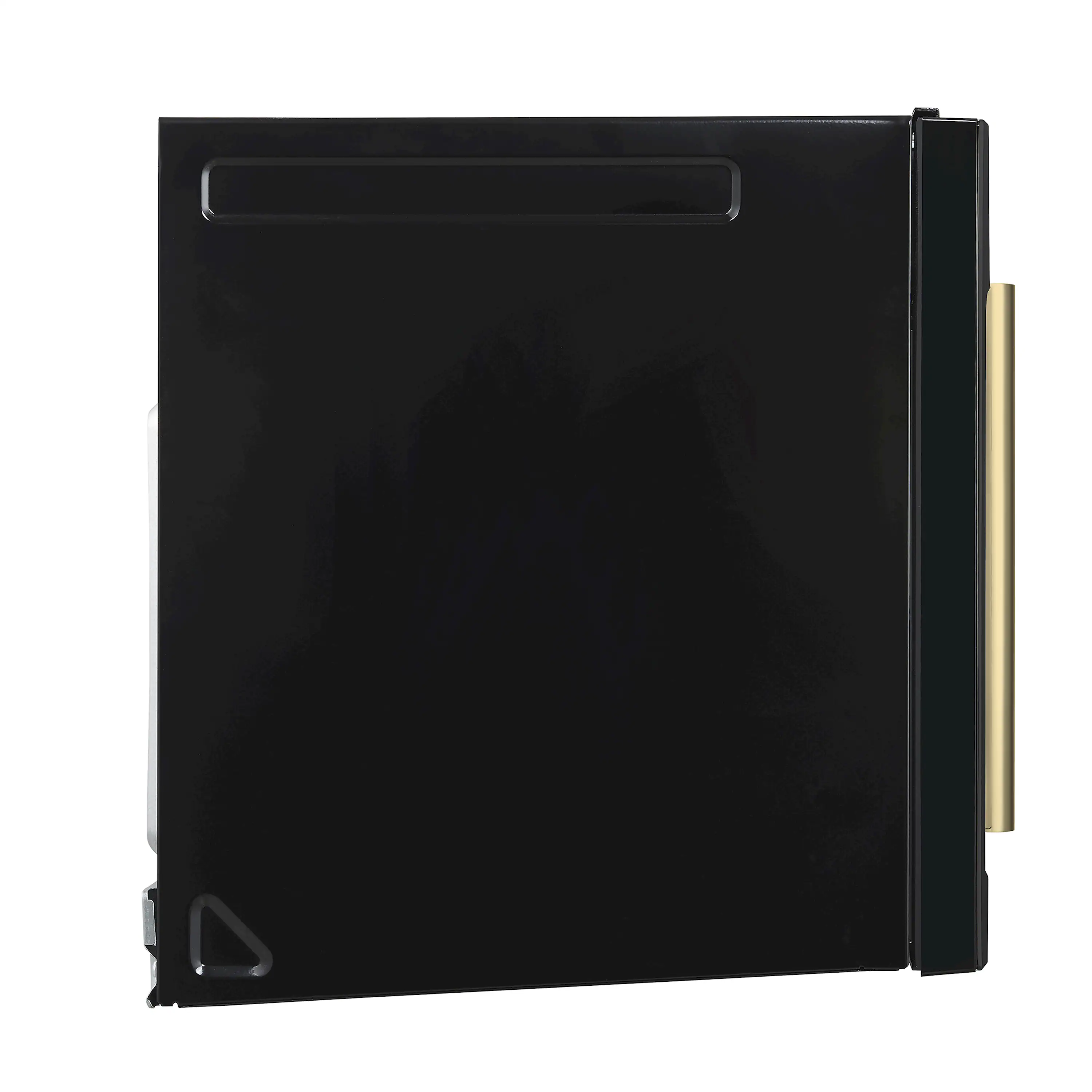 Forno Fornace 30-Inch Over-the-Range Convection Microwave in Black with Antique Brass Handle – 1.5 cu.ft, 300 CFM Vent, Touch Control, LED Light (FOTR3038-30BLK) - Image 5