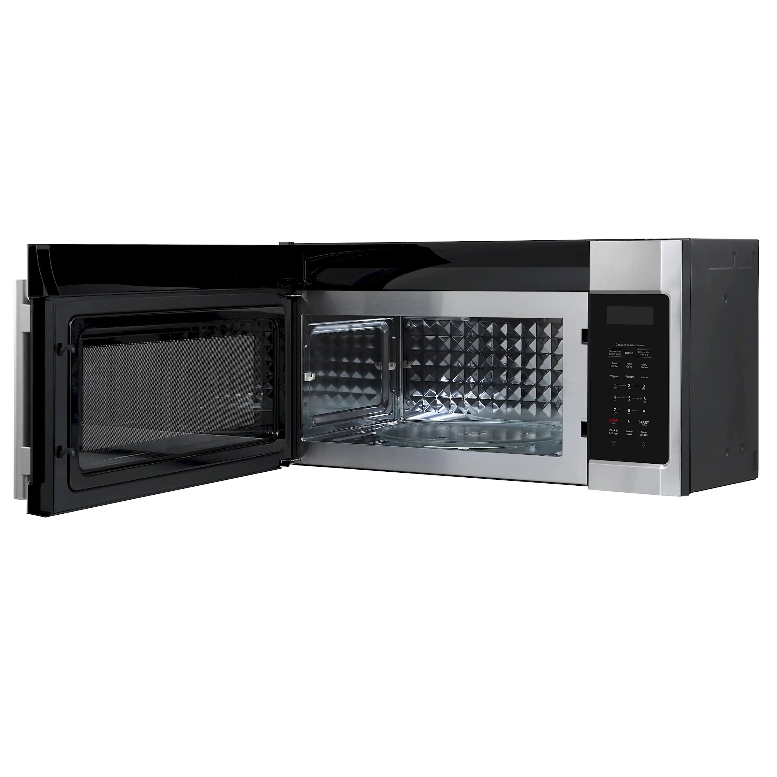 Forno Fornace 30-Inch Over-the-Range Convection Microwave in Stainless Steel – 1.5 cu.ft, 300 CFM Vent, Touch Control, LED Light (FOTR3038-30) - Image 4