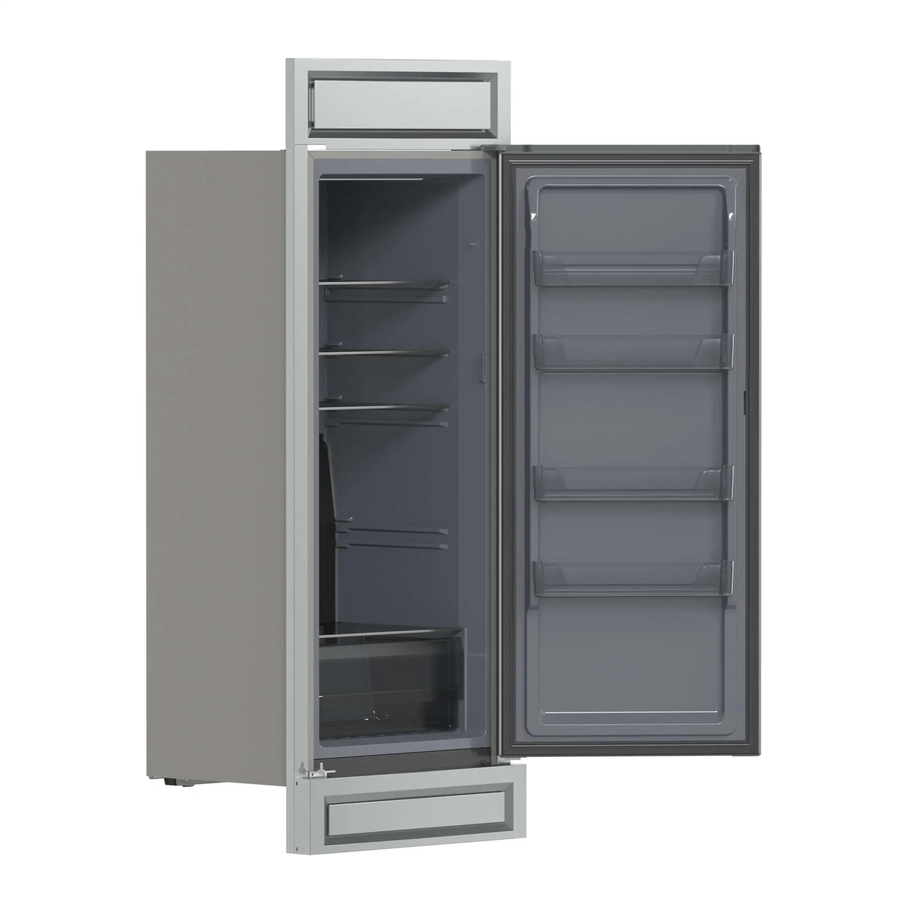 Forno Fortezza 32-Inch Right-Swing Convertible Refrigerator/Freezer with Trim Kit in Stainless Steel, Total No Frost (FFFFD1738-32RMG) - Image 4