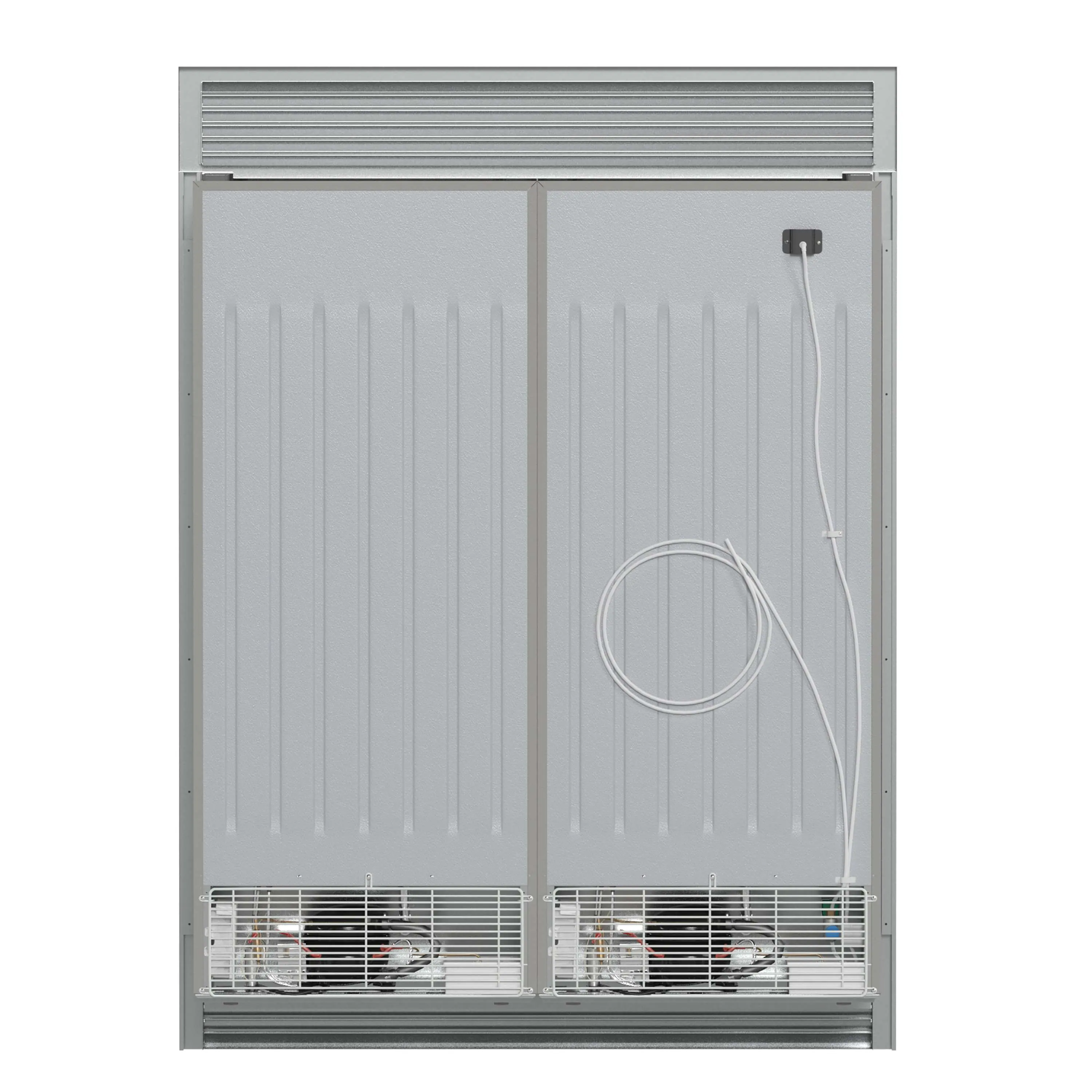 Forno Fortezza 60-Inch Built-In Convertible Refrigerator and Freezer in Stainless Steel with Grille Trim and Ice Maker (FFFFD1738-60SG) - Image 15