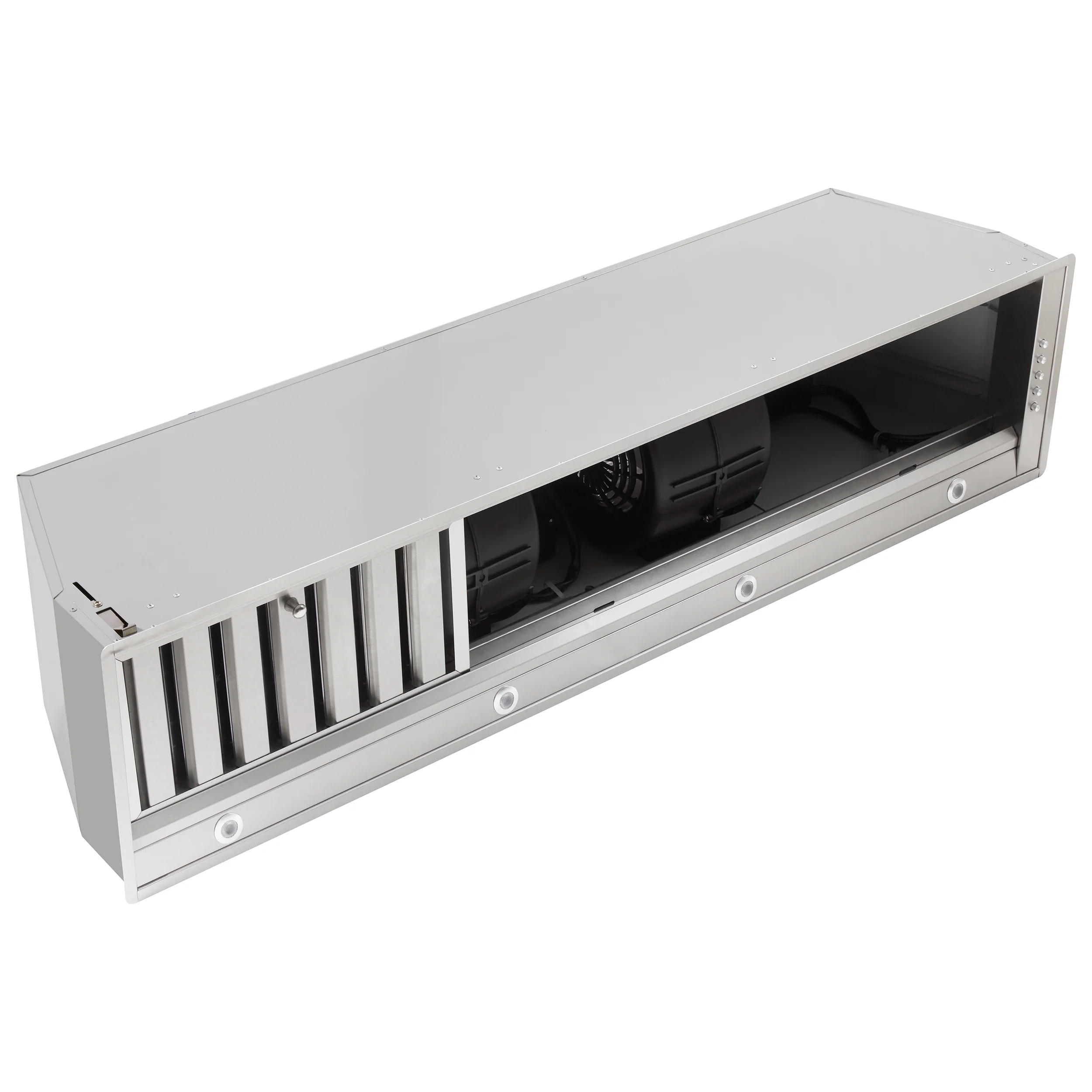 Forno Frassanito 48-Inch Recessed Range Hood Insert with 900 CFM Motor, Baffle Filters, in Stainless Steel (FRHRE5346-48) - Image 3