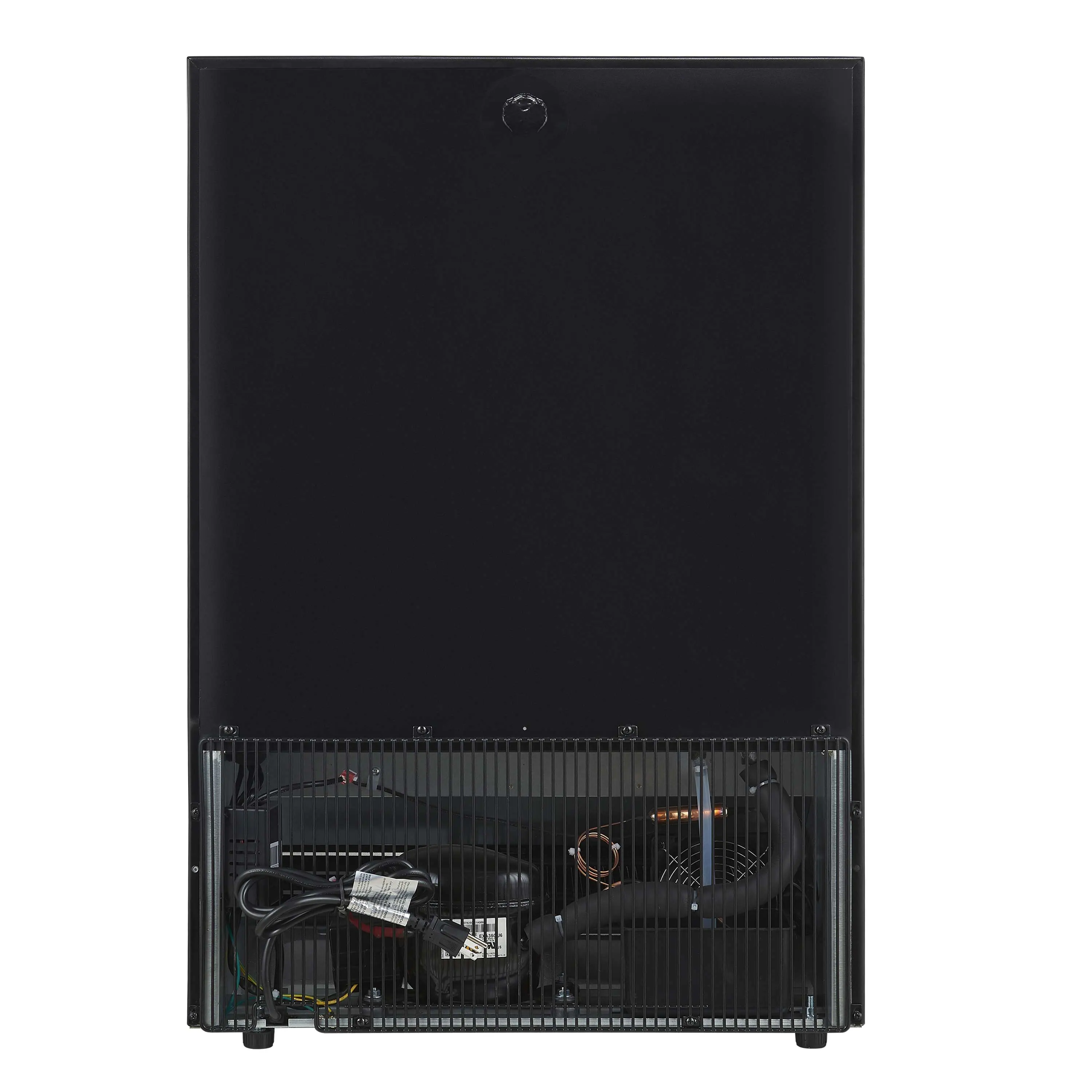 Forno Frescolino 24-Inch Beverage Cooler in Black with Antique Brass Handle, with LED Lighting, Triple Glass Door, 188 Can Capacity, Built-In or Freestanding (FWCDR6665-24BLK) - Image 10