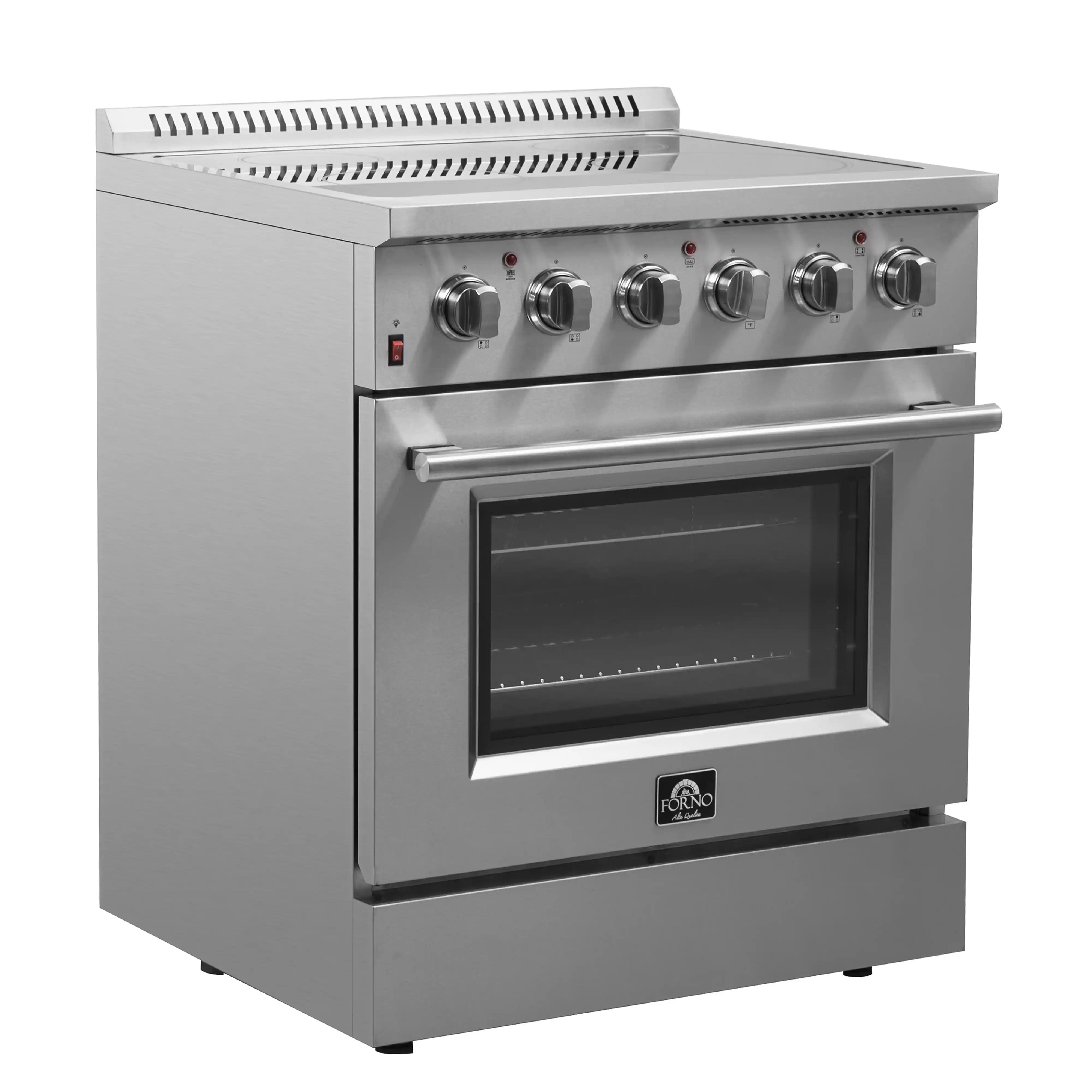 Forno Galiano 30-Inch Electric Range with Convection Oven in Stainless Steel (FFSEL6083-30) - Image 4