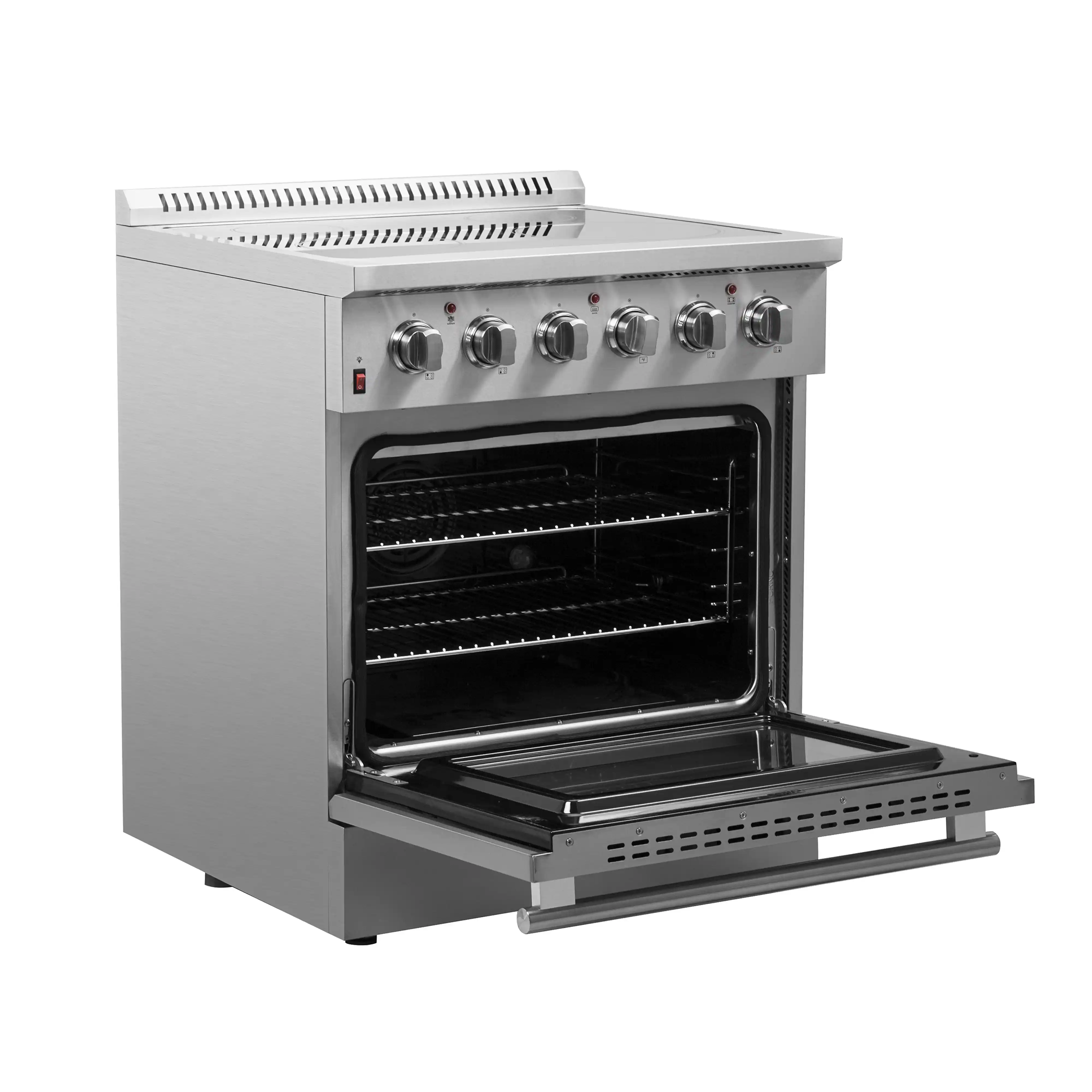 Forno Galiano 30-Inch Electric Range with Convection Oven in Stainless Steel (FFSEL6083-30) - Image 5