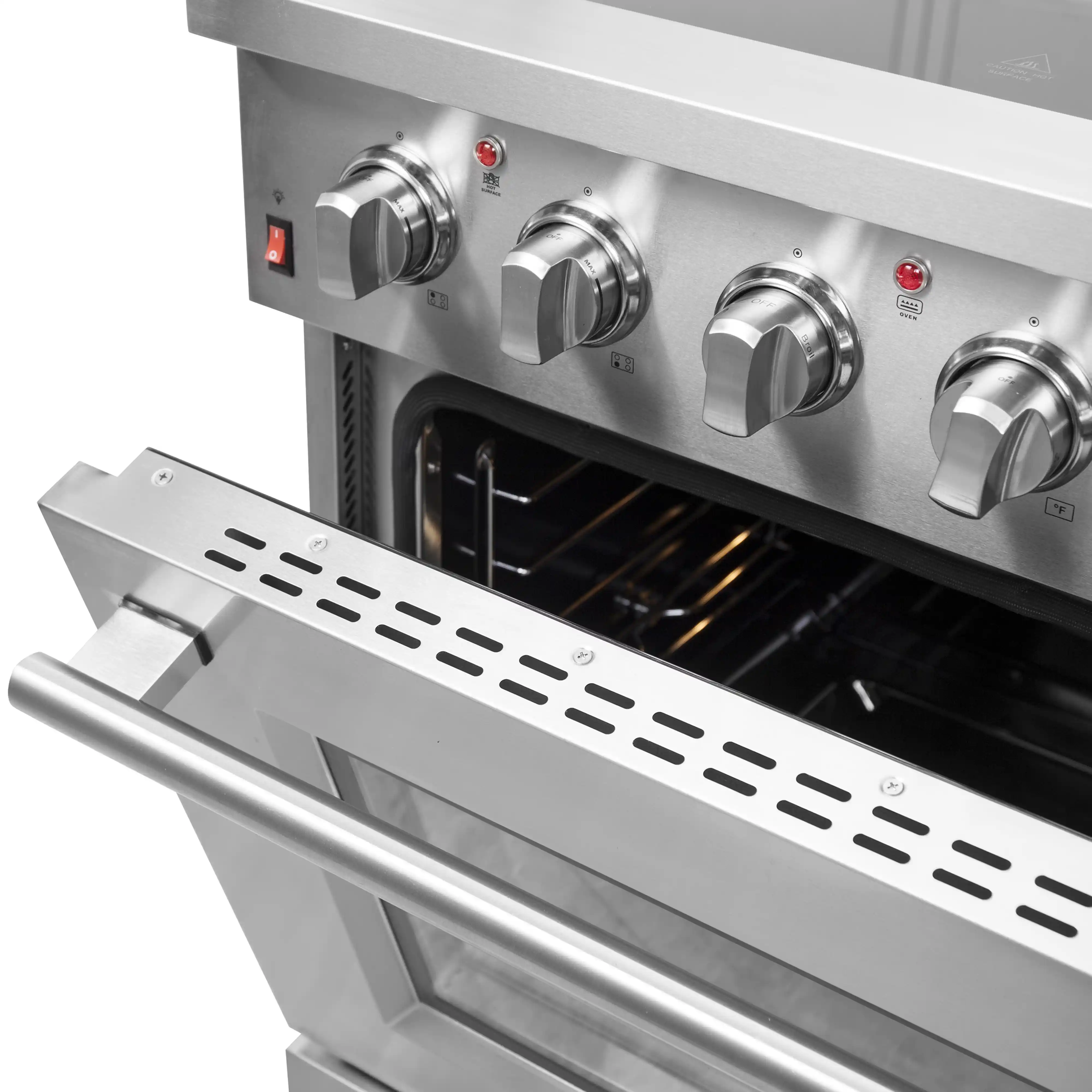 Forno Galiano 30-Inch Electric Range with Convection Oven in Stainless Steel (FFSEL6083-30) - Image 7