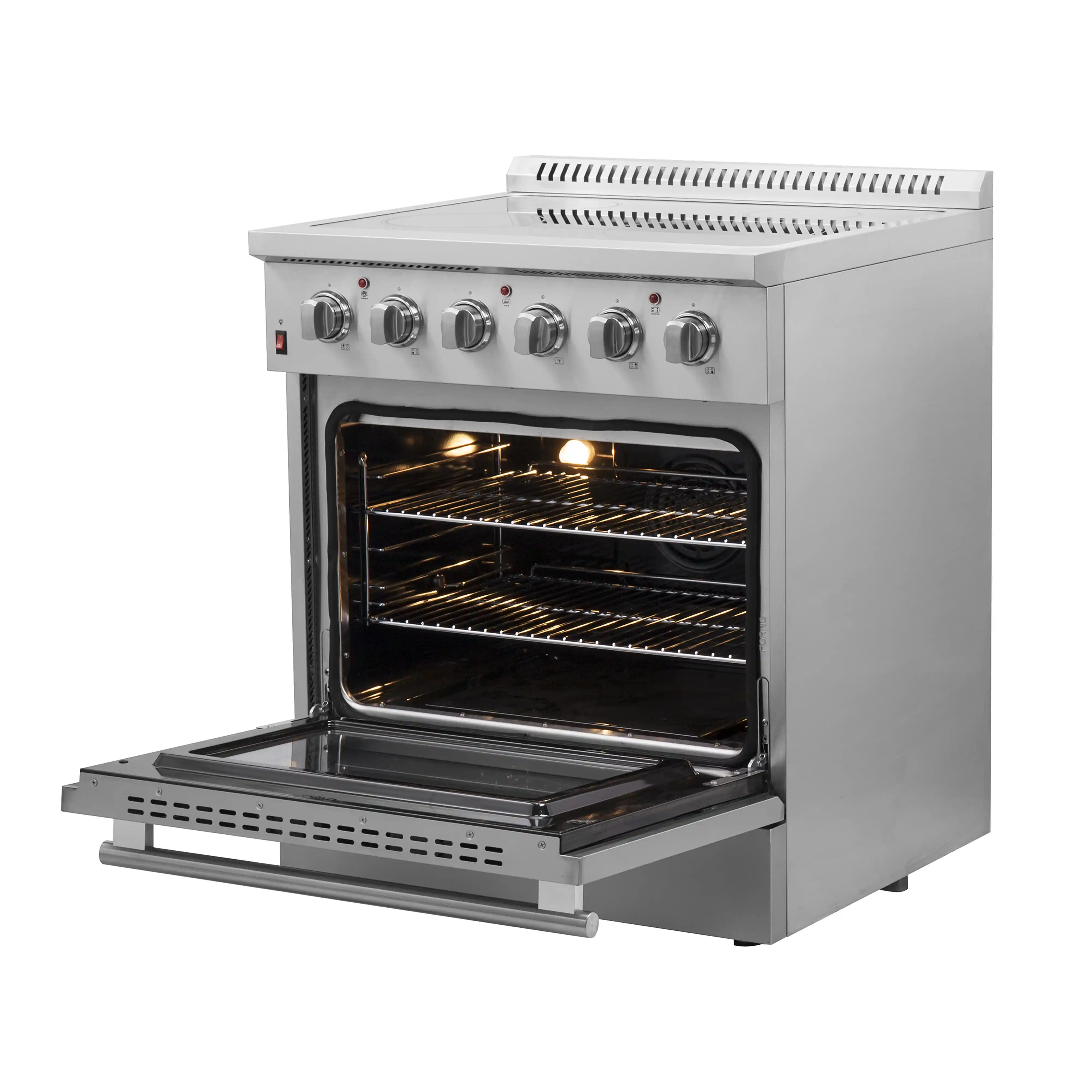 Forno Galiano 30-Inch Electric Range with Convection Oven in Stainless Steel (FFSEL6083-30) - Image 8