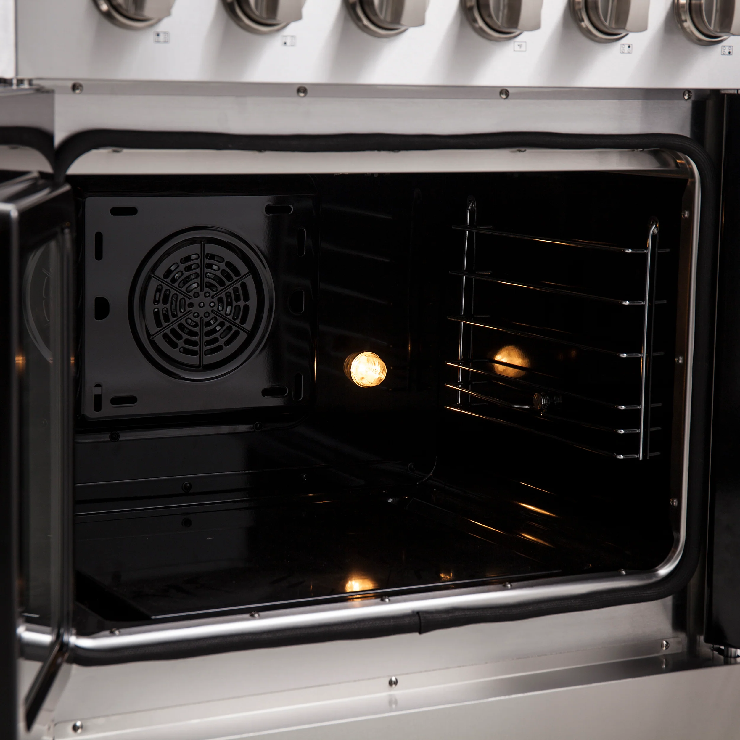Forno Galiano 30-Inch French Door Electric Range with Convection Oven in Stainless Steel (FFSEL6917-30) - Image 17