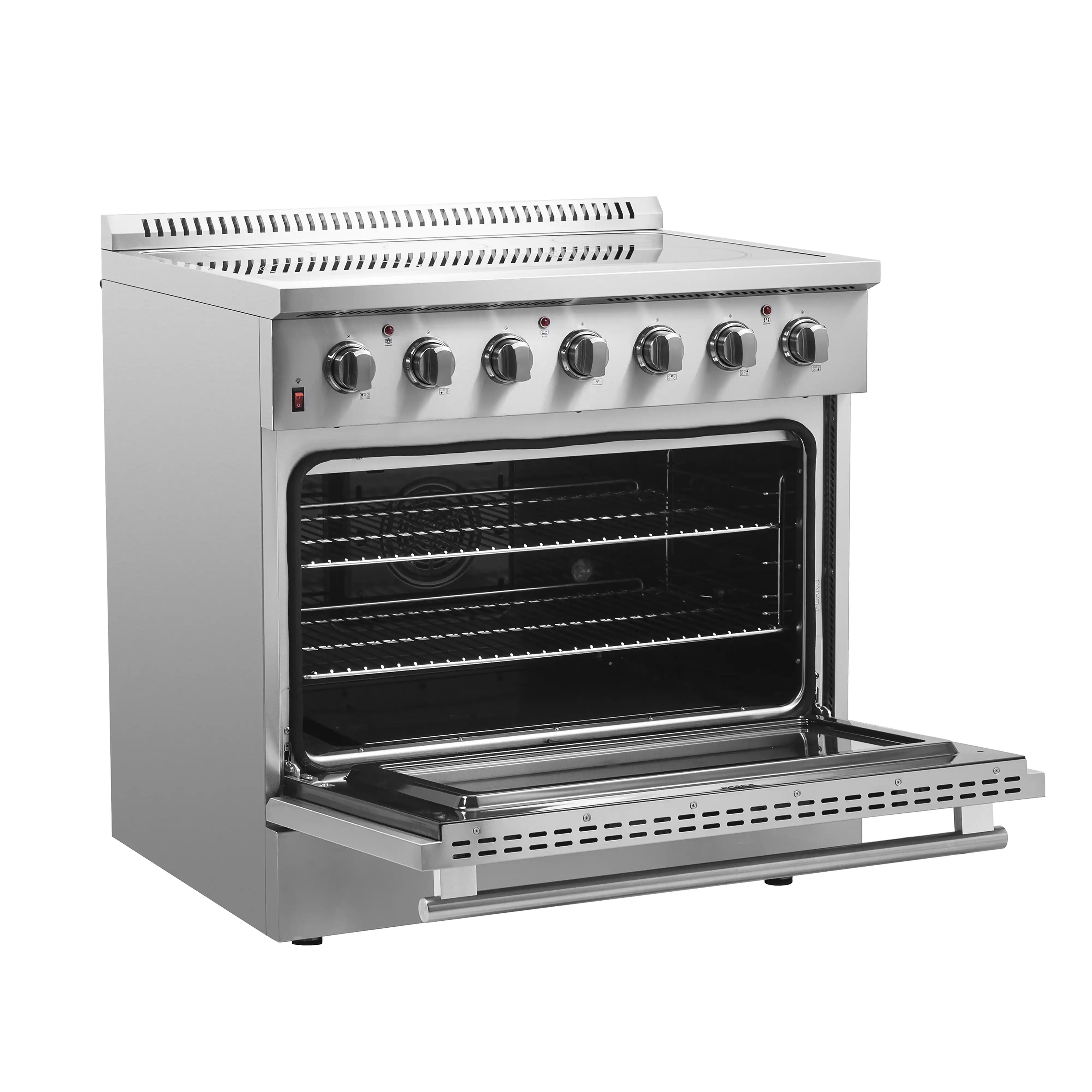 Forno Galiano 36-Inch Electric Range with Convection Oven in Stainless Steel (FFSEL6083-36) - Image 10