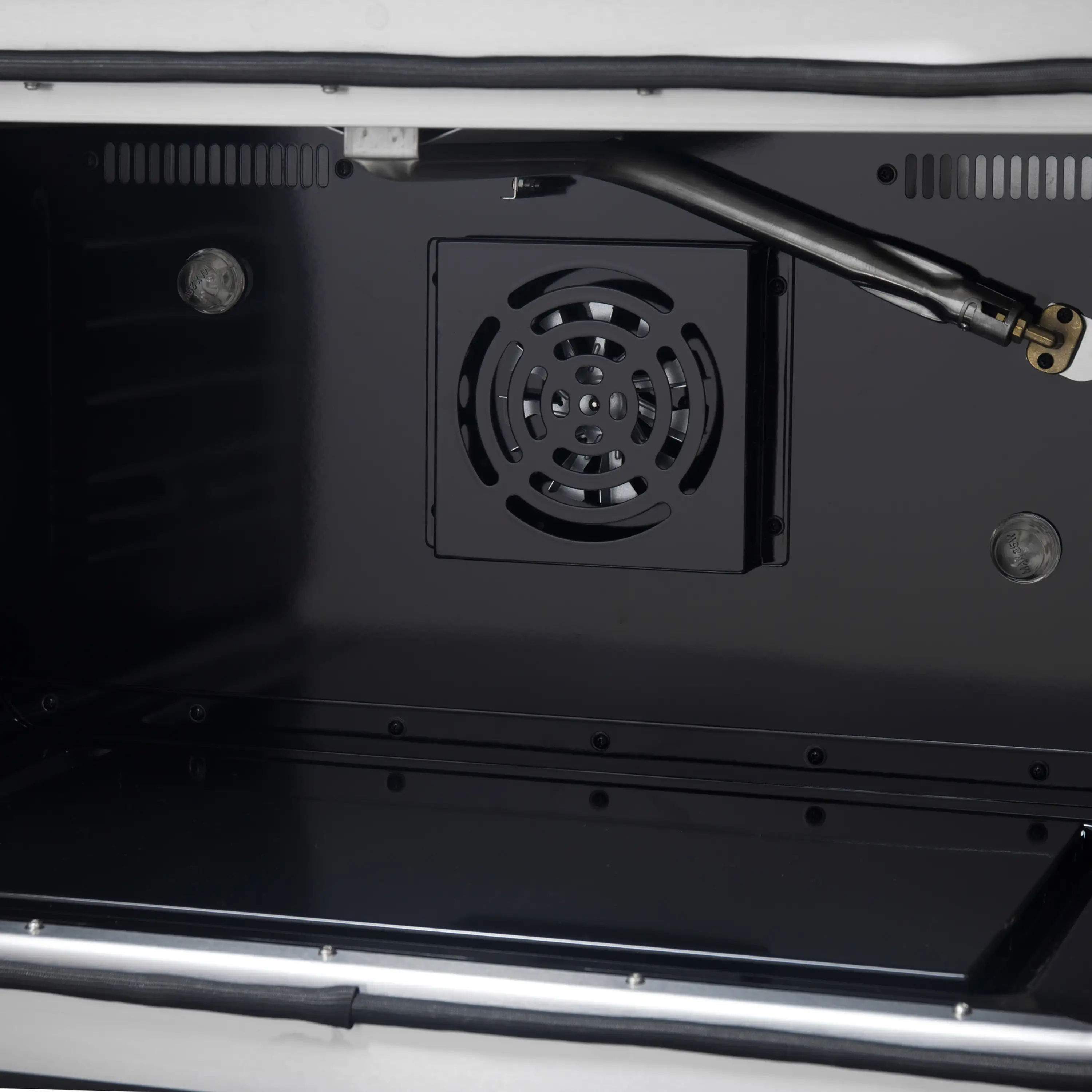 Forno Galiano 36-Inch French Door Gas Range with 6 Burners and 5.36 Cu.Ft. Convection Oven in Black with Antique Brass Trim (FFSGS6444-36BLK) - Image 15
