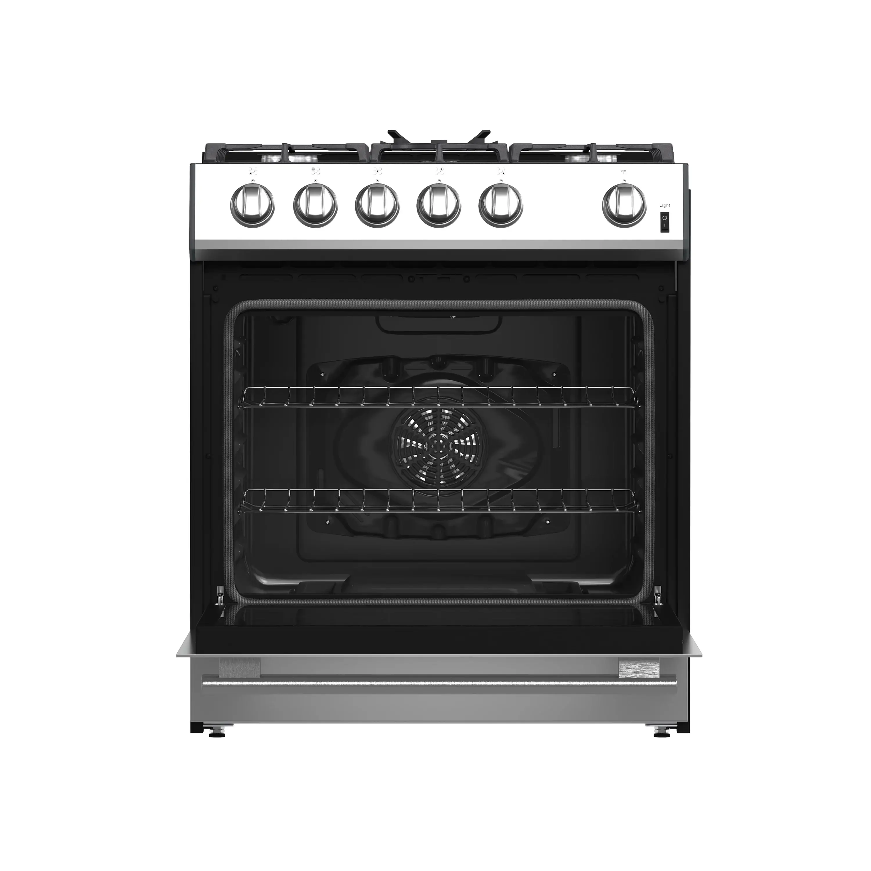 Forno Leonardo Espresso 30-Inch Gas Range in Stainless Steel (FFSGS1116-30) - Image 4