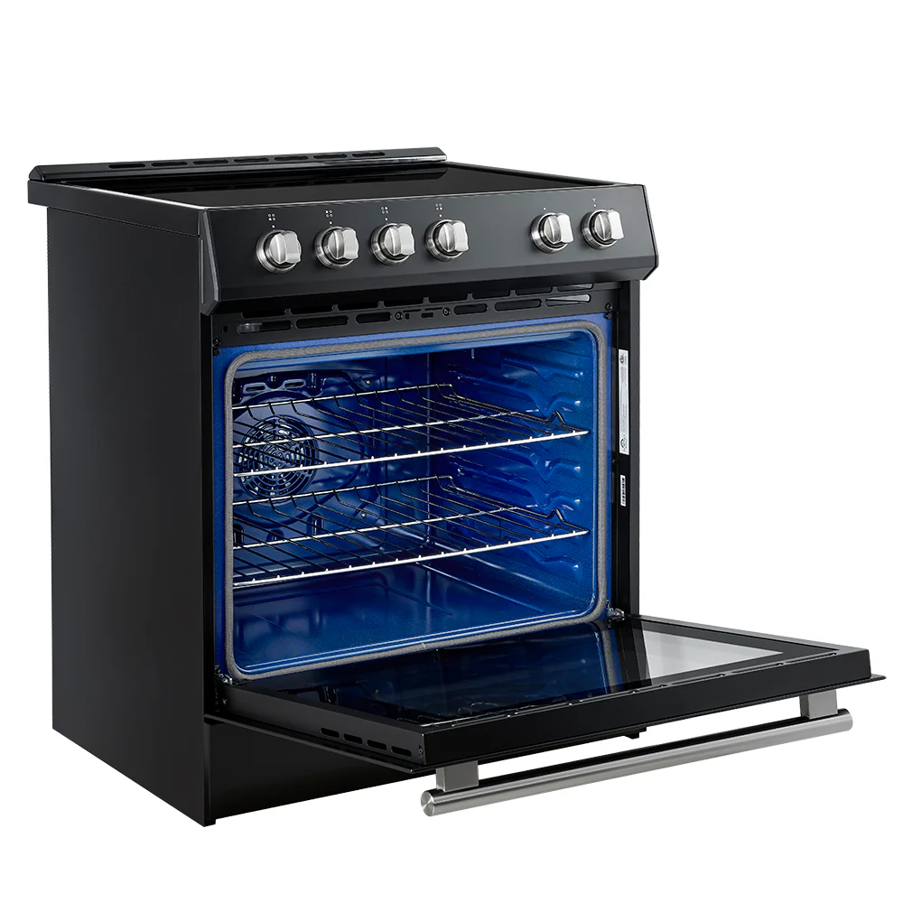 Forno Leonardo Espresso 30-Inch Induction Range in Black with Stainless Steel Trim (FFSIN0982-30BLK) - Image 4