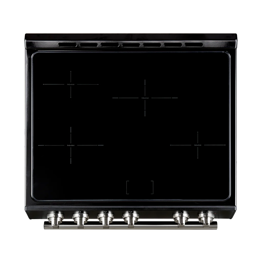 Forno Leonardo Espresso 30-Inch Induction Range in Black with Stainless Steel Trim (FFSIN0982-30BLK) - Image 5
