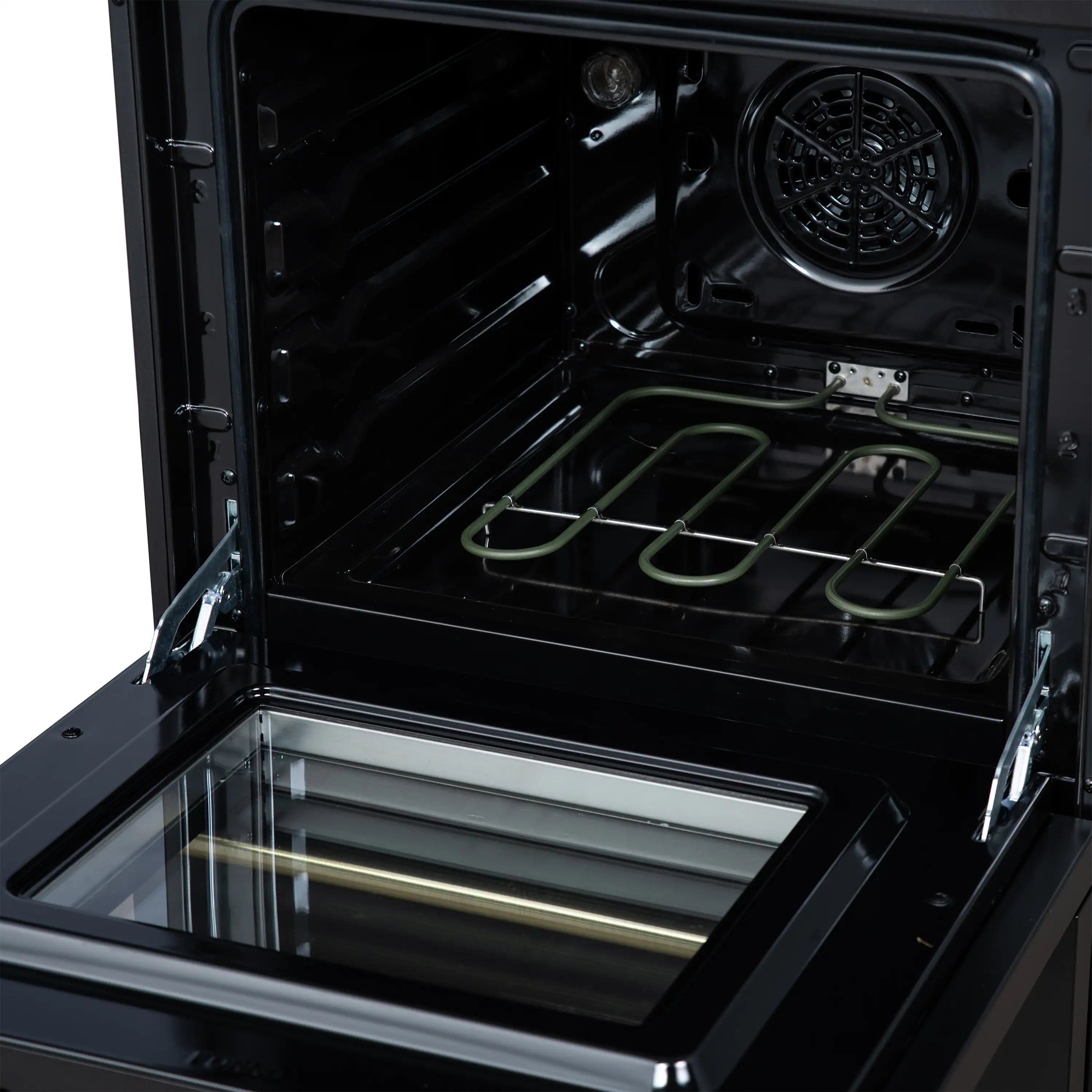 Forno Loiano 24-Inch Freestanding Electric Range in Black with Antique Brass Trim (FFSEL6069-24BLK) - Image 20