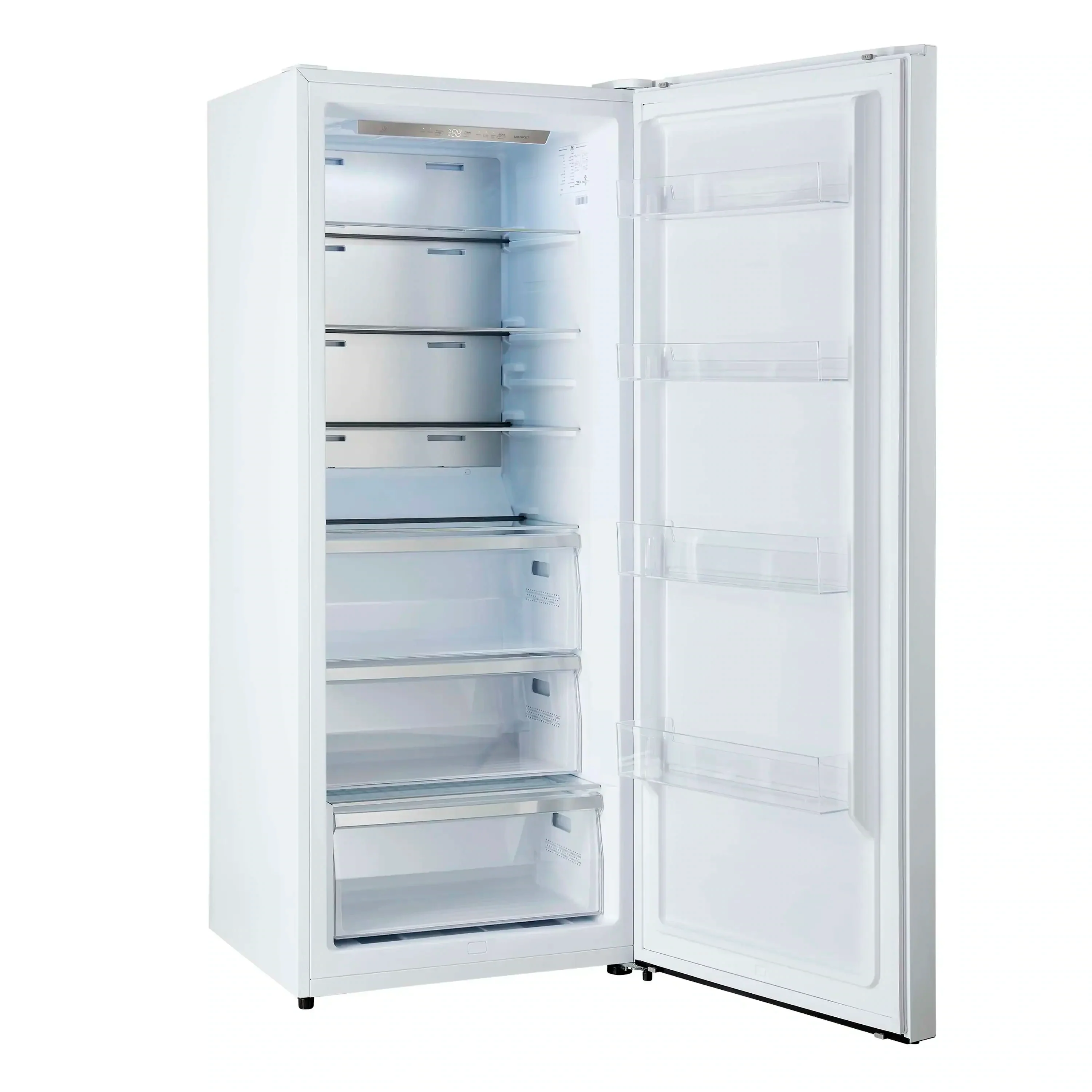 Forno Maderno 60-Inch 27.2 Cu. Ft. Built-In Convertible Refrigerator and Freezer in White with Modern Grille Trim and Antique Brass Handles (FFFFD1722-60SG-WHT) - Image 14