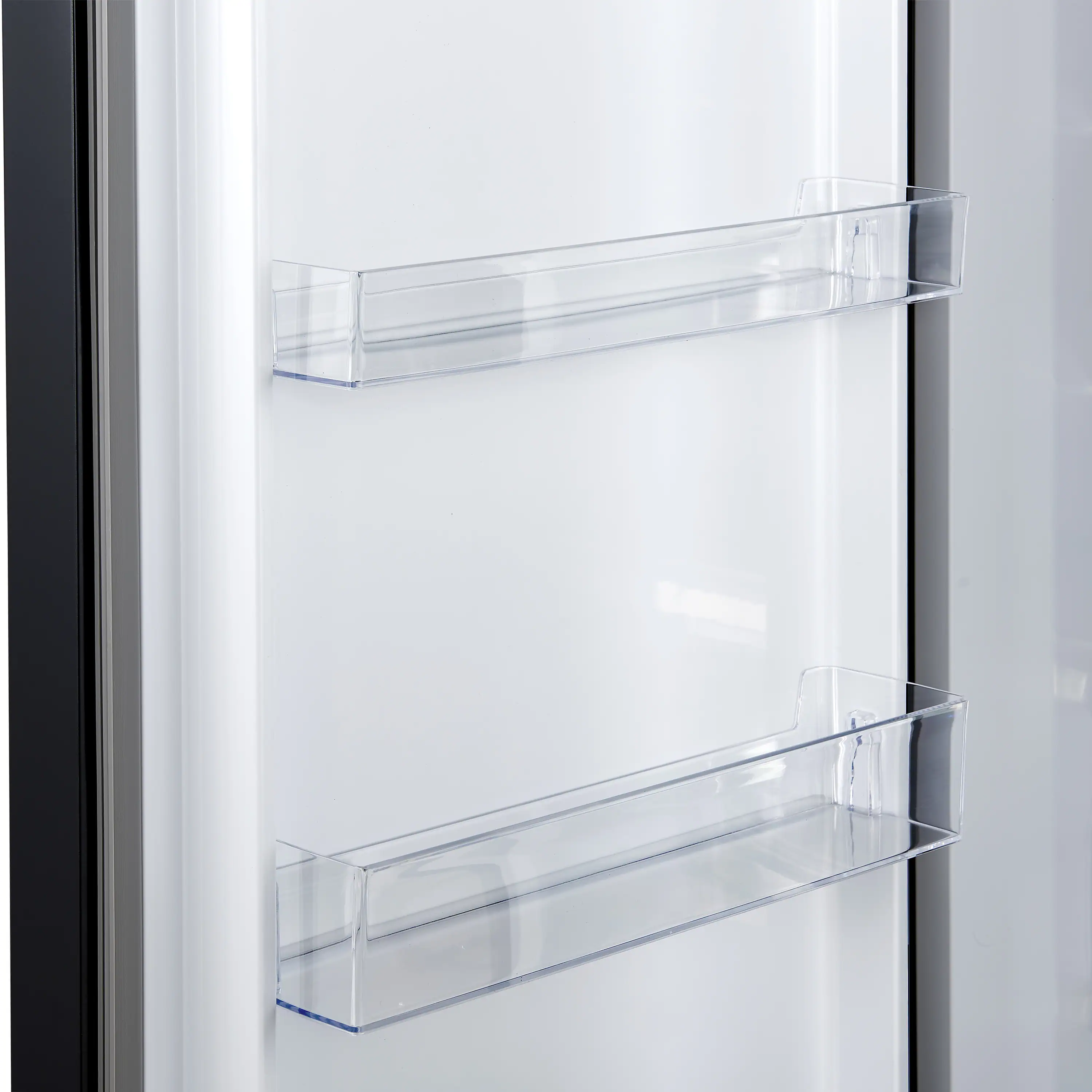 Forno Maderno 28-Inch 13.6 Cu.Ft. Convertible Upright Freezer/Refrigerator in Black with Antique Brass Handle, Left Swing (FFFFD1722-28BLK-LS) - Image 9