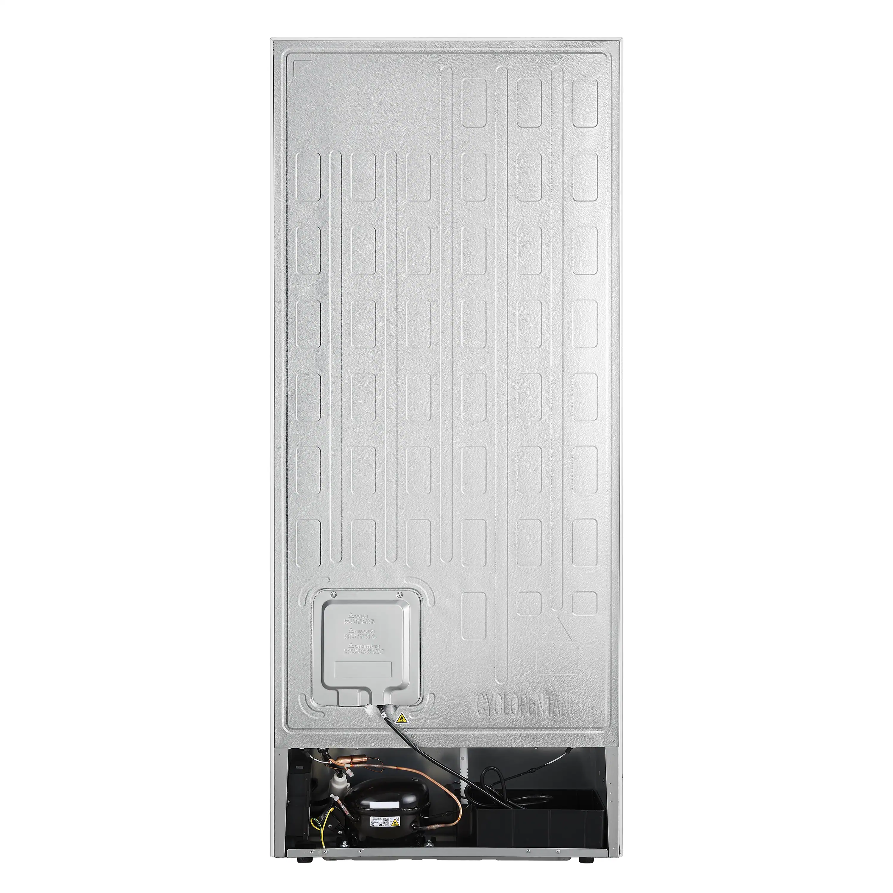 Forno Maderno 28-Inch Built-In 13.6 Cu.Ft. Convertible Refrigerator in White with Antique Brass Handle, Left Swing with Decorative Grille (FFFFD1722-32LSG-WHT) - Image 12