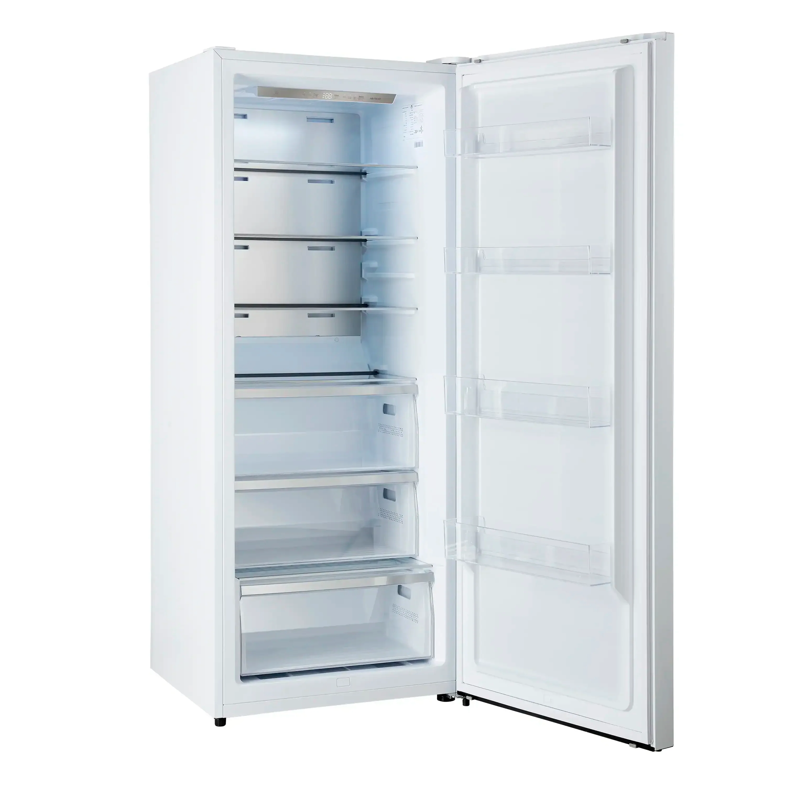 Forno Maderno 28-Inch Built-In 13.6 Cu.Ft. Convertible Refrigerator in White with Antique Brass Handle, Right Swing with Decorative Grille (FFFFD1722-32RMG-WHT) - Image 5