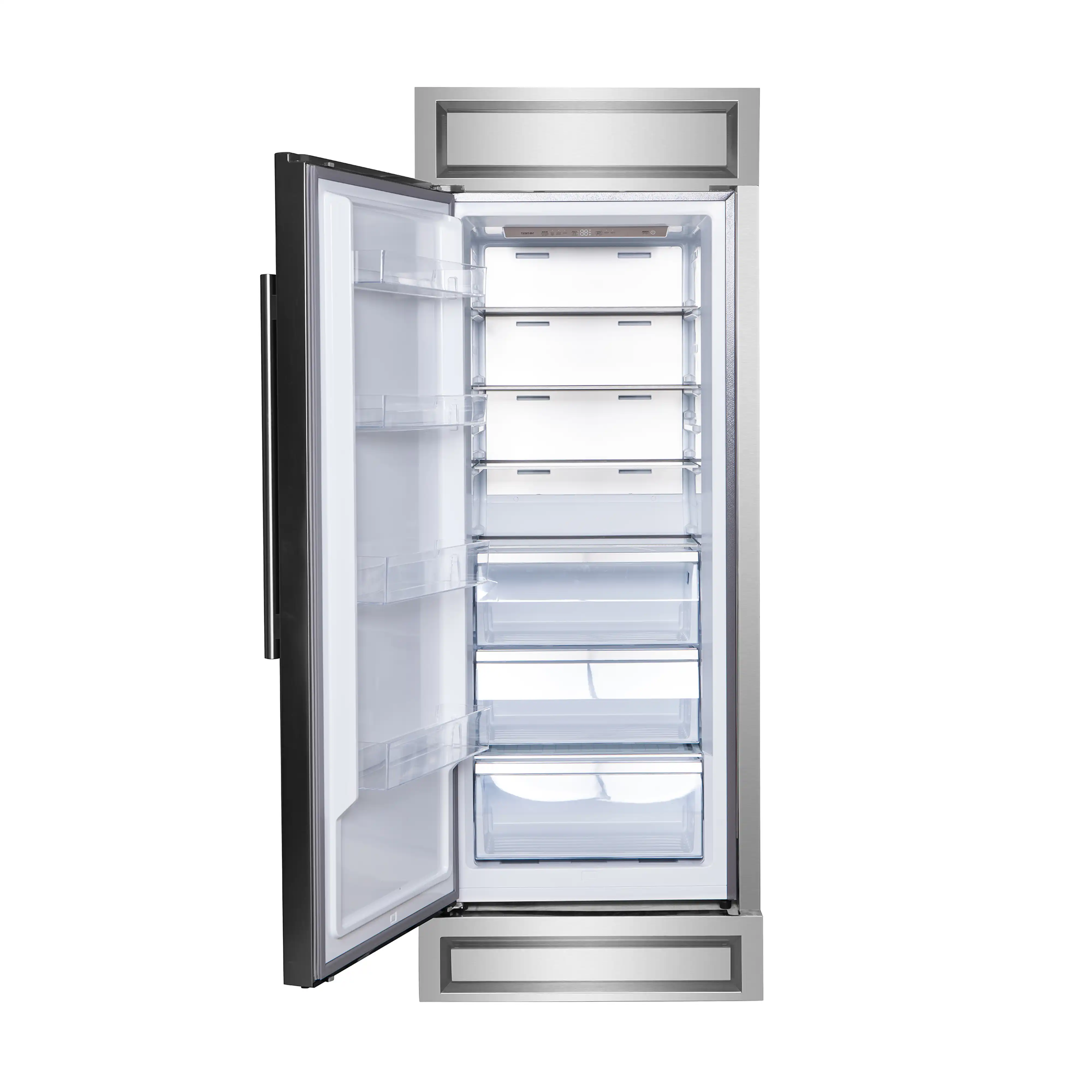 Forno Maderno 28-Inch Convertible Built-In Refrigerator/Freezer with 4-Inch Decorative Grille Trim, 13.6 cu.ft., Left Hinge in Stainless Steel (FFFFD1722-32LS) - Image 4