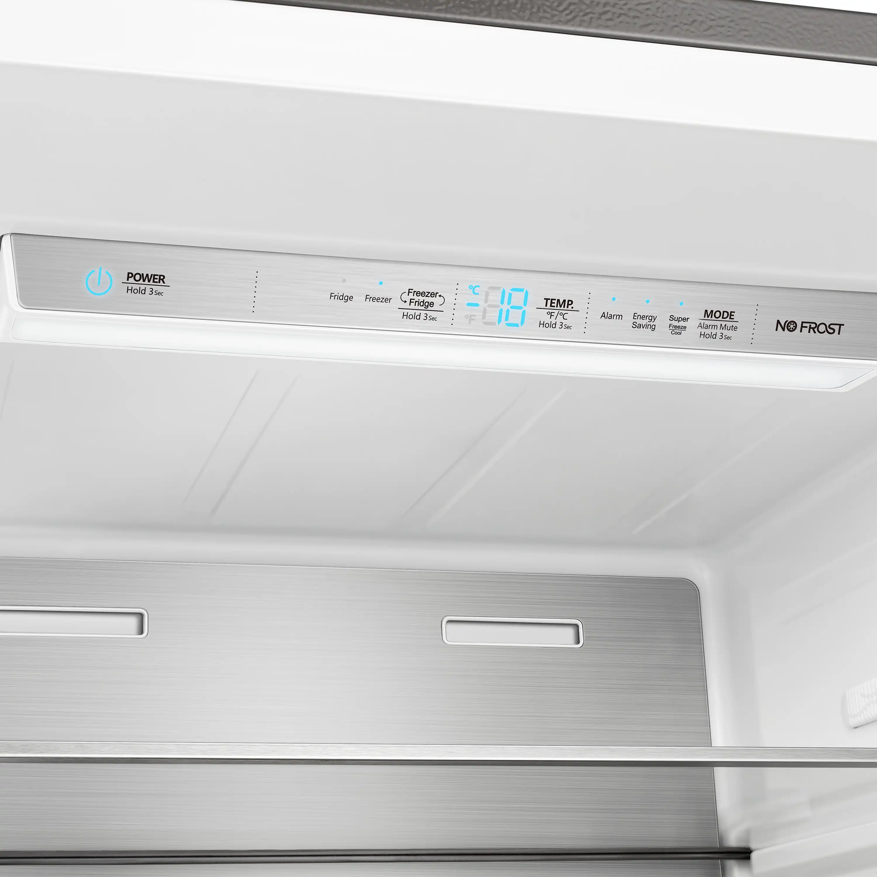 Forno Maderno 28-Inch Convertible Built-In Refrigerator/Freezer with 4-Inch Decorative Grille Trim, 13.6 cu.ft., Left Hinge in Stainless Steel (FFFFD1722-32LS) - Image 7