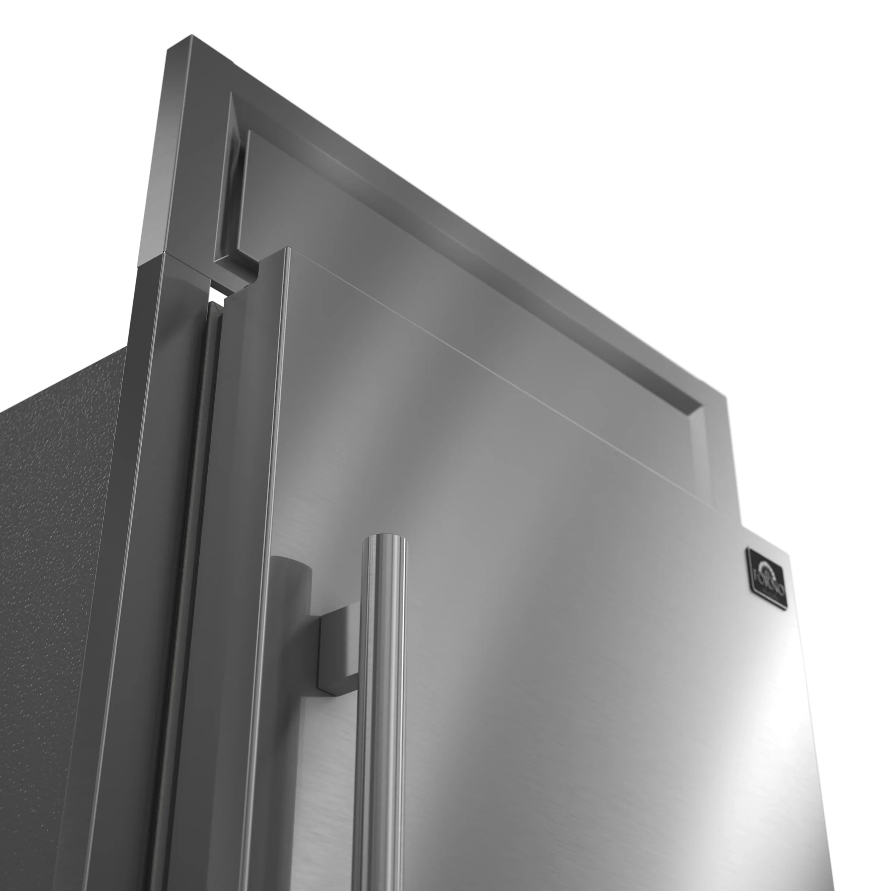 Forno Maderno 28-Inch Convertible Built-In Refrigerator/Freezer with 4-Inch Decorative Grille Trim, 13.6 cu.ft., Right Hinge in Stainless Steel (FFFFD1722-32RS) - Image 11
