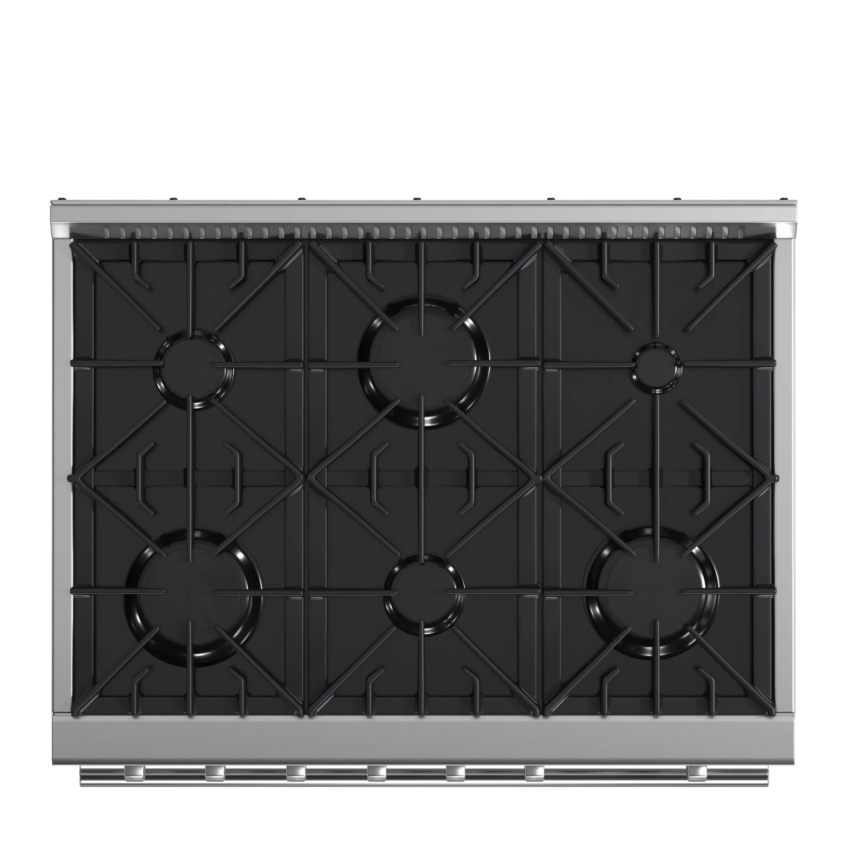 Forno Marco 36-Inch Gas Range 6 Gas Burners, 5.36 cu.ft. Convection Oven and Temperature Gauge in Stainless Steel (FFSGS6277-36) - Image 6