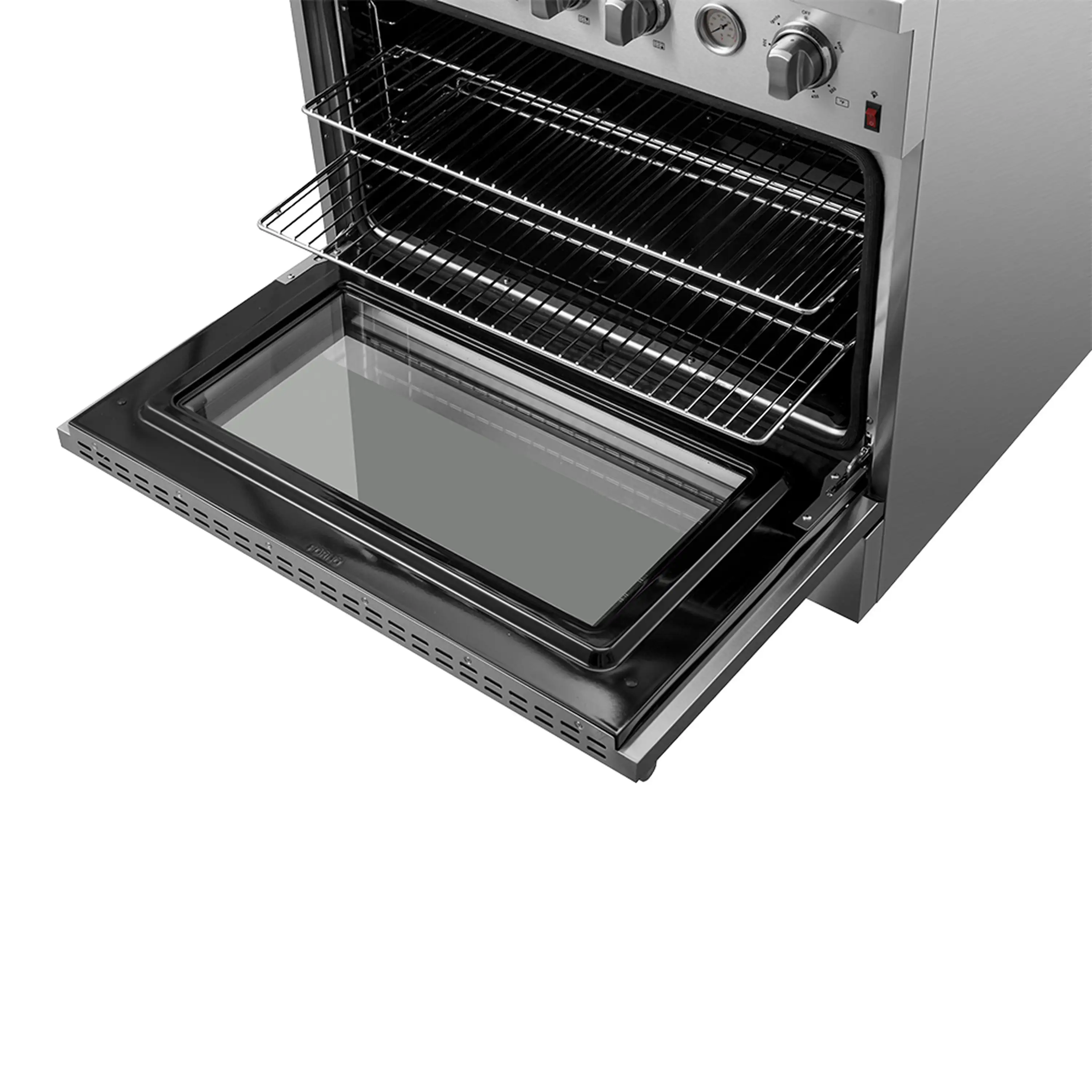 Forno Marco 36-Inch Gas Range 6 Gas Burners, 5.36 cu.ft. Convection Oven and Temperature Gauge in Stainless Steel (FFSGS6277-36) - Image 9