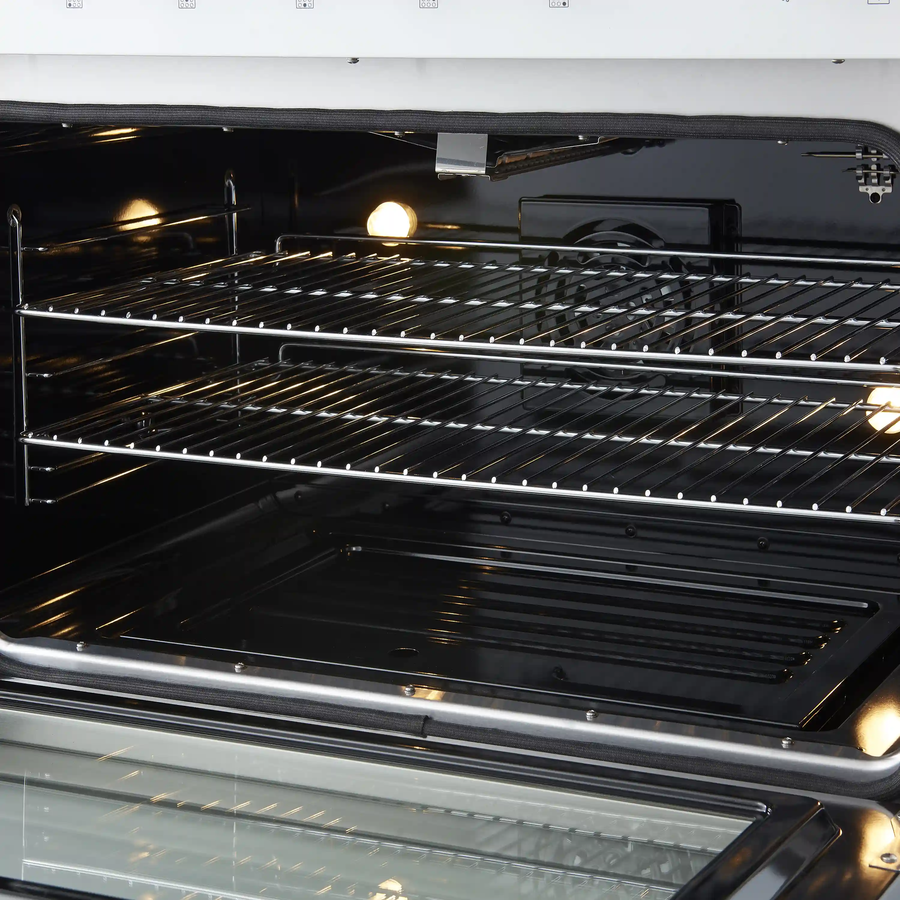 Forno Marco 36-Inch Gas Range with 6 Burners and 5.36 Cu.Ft. Convection Oven in White with Antique Brass Trim (FFSGS6277-36WHT) - Image 8