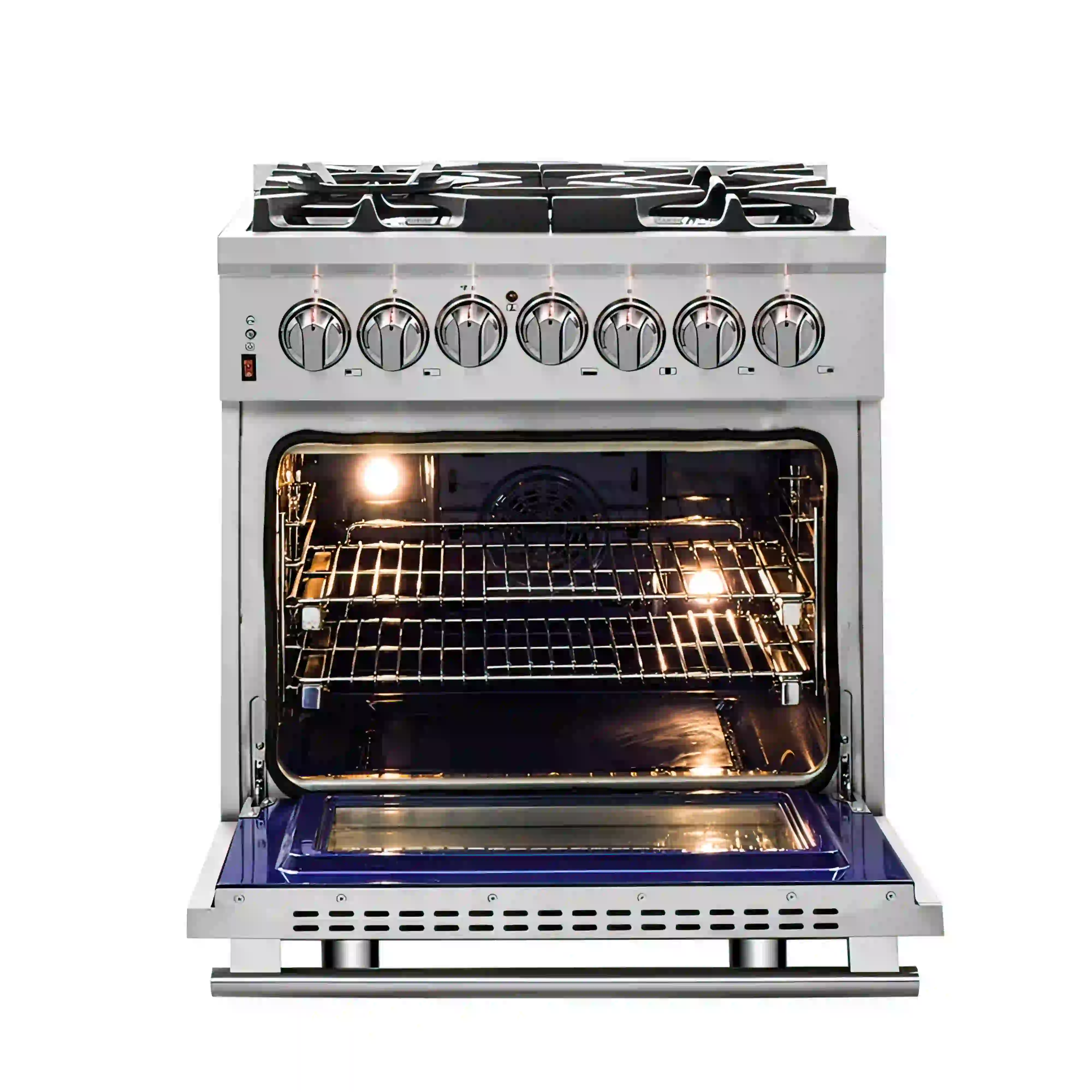 Forno Massimo 30-Inch Dual Fuel Range in Stainless Steel (FFSGS6125-30) - Image 3