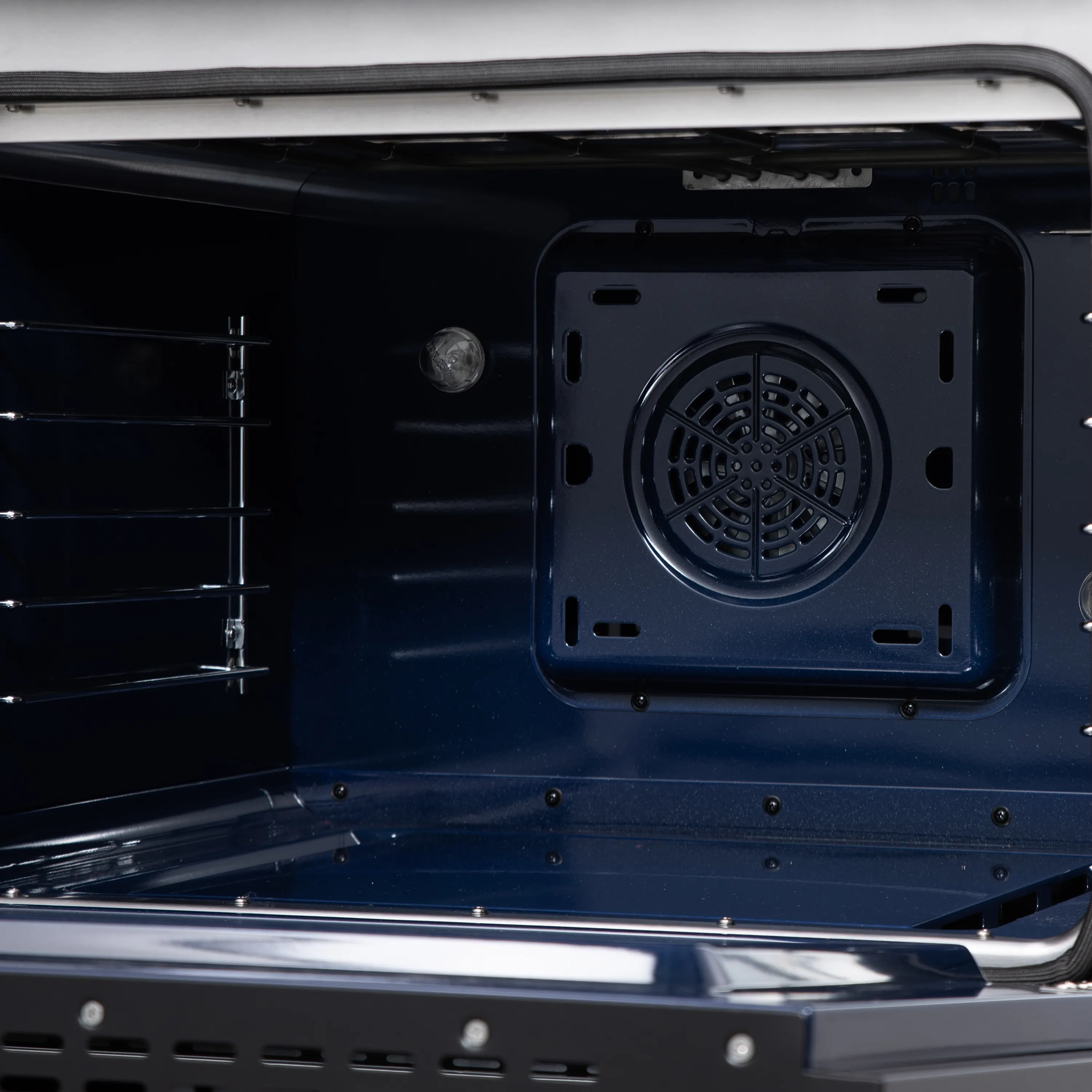 Forno Massimo 30-Inch Freestanding Dual Fuel Range with 4 Burners & 4.32 Cu. Ft. Convection Oven in Black with Antique Brass Handle (FFSGS6125-30BLK) - Image 14