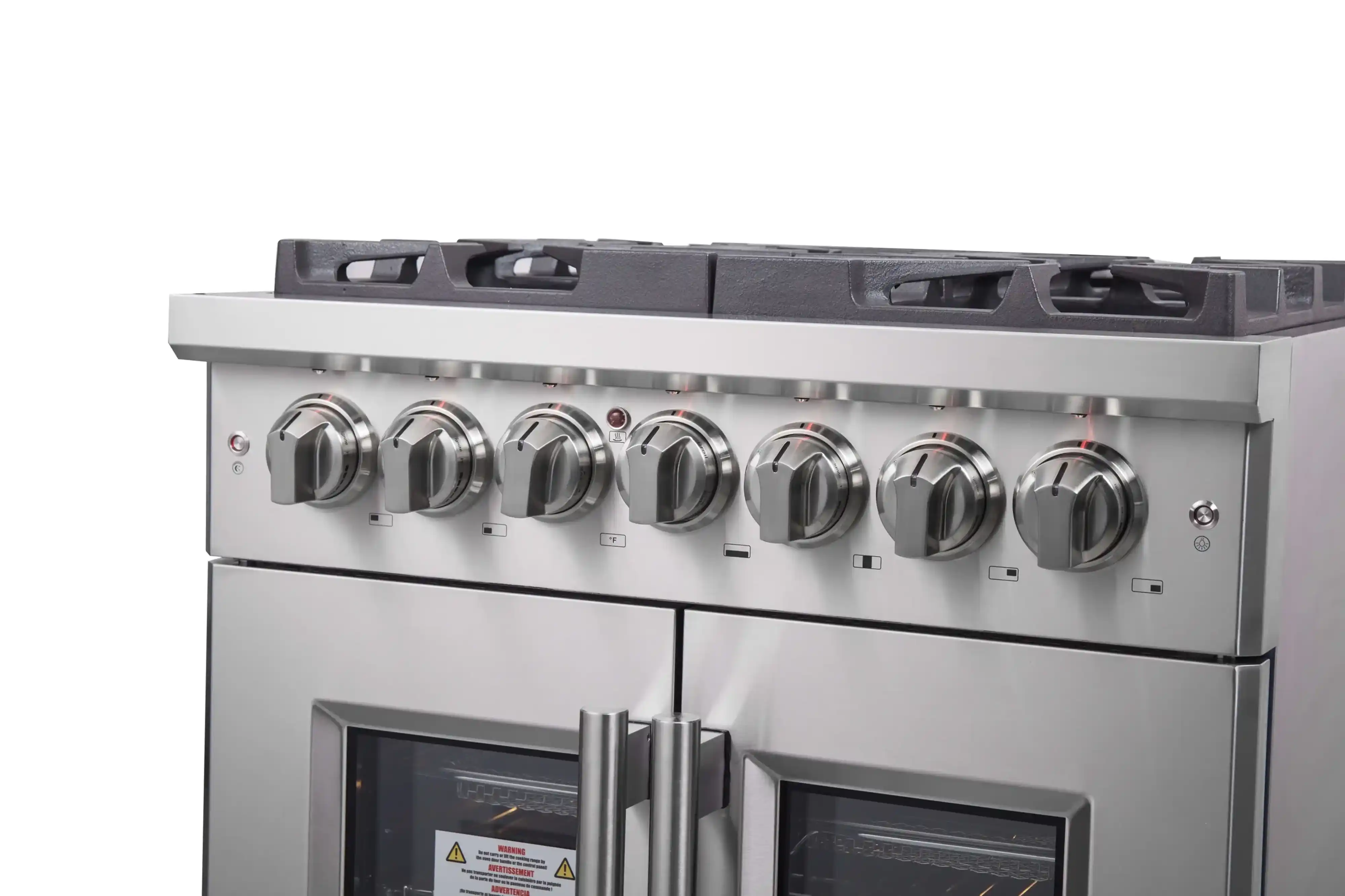 Forno Massimo 30-Inch Freestanding French Door Dual Fuel Range in Stainless Steel (FFSGS6325-30) - Image 14