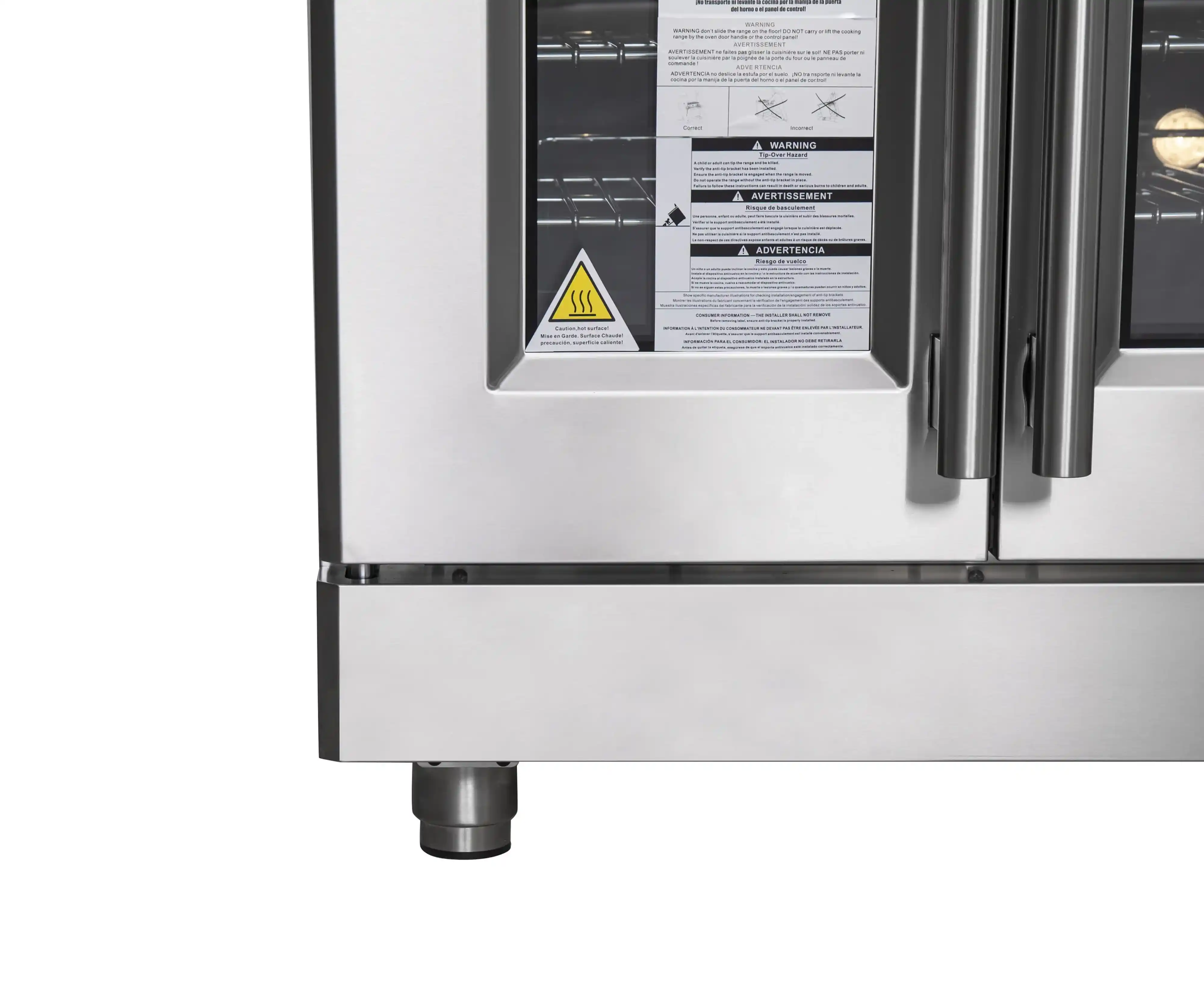 Forno Massimo 30-Inch Freestanding French Door Dual Fuel Range in Stainless Steel (FFSGS6325-30) - Image 16
