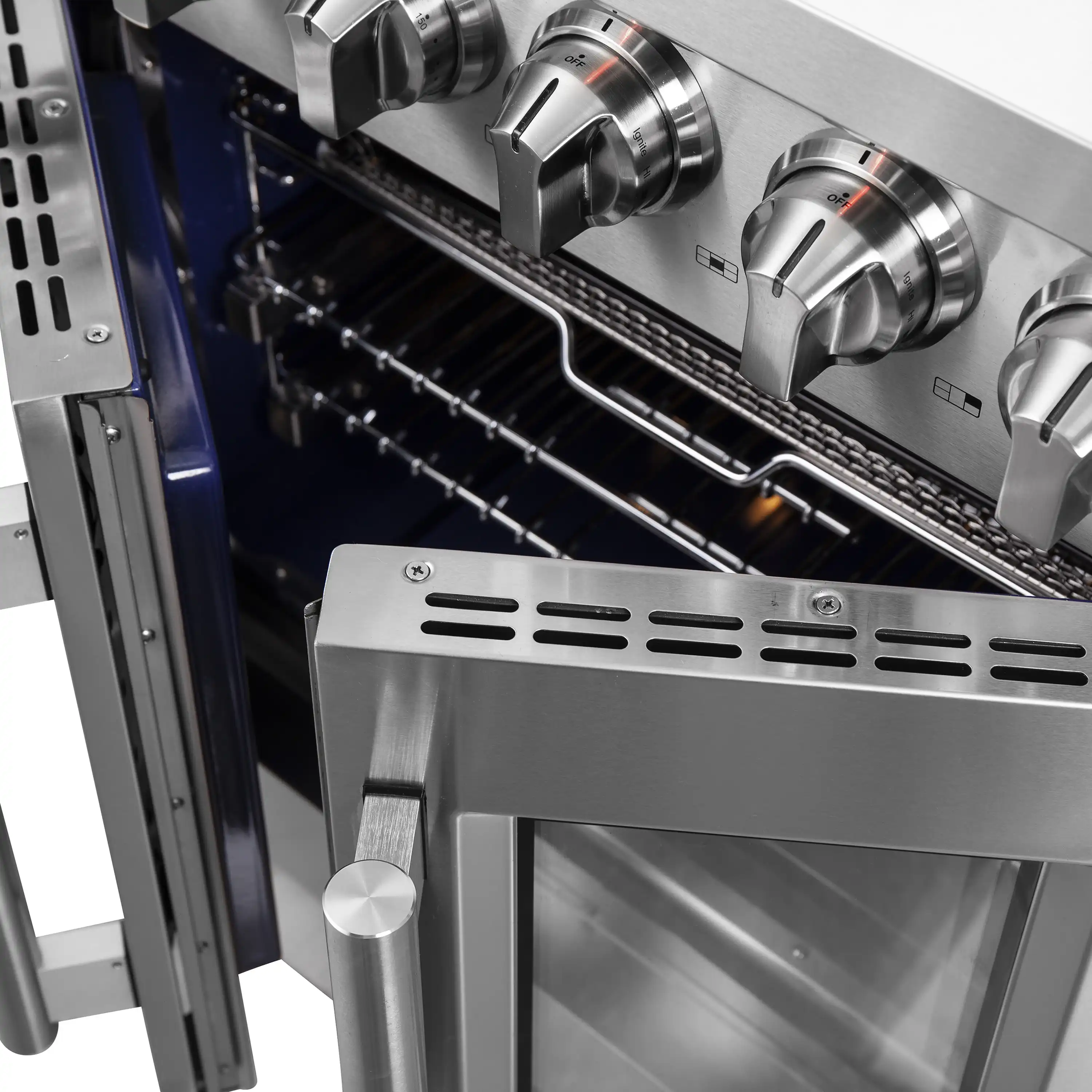 Forno Massimo 30-Inch French Door Gas Range in Stainless Steel (FFSGS6439-30) - Image 14