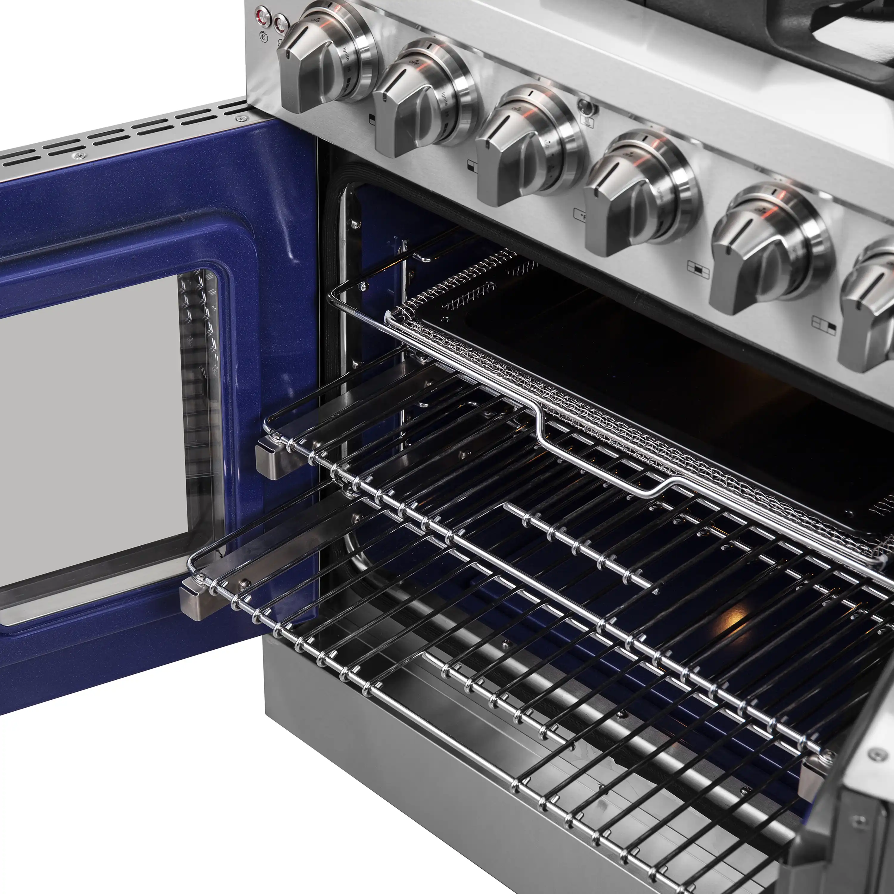 Forno Massimo 30-Inch French Door Gas Range in Stainless Steel (FFSGS6439-30) - Image 15