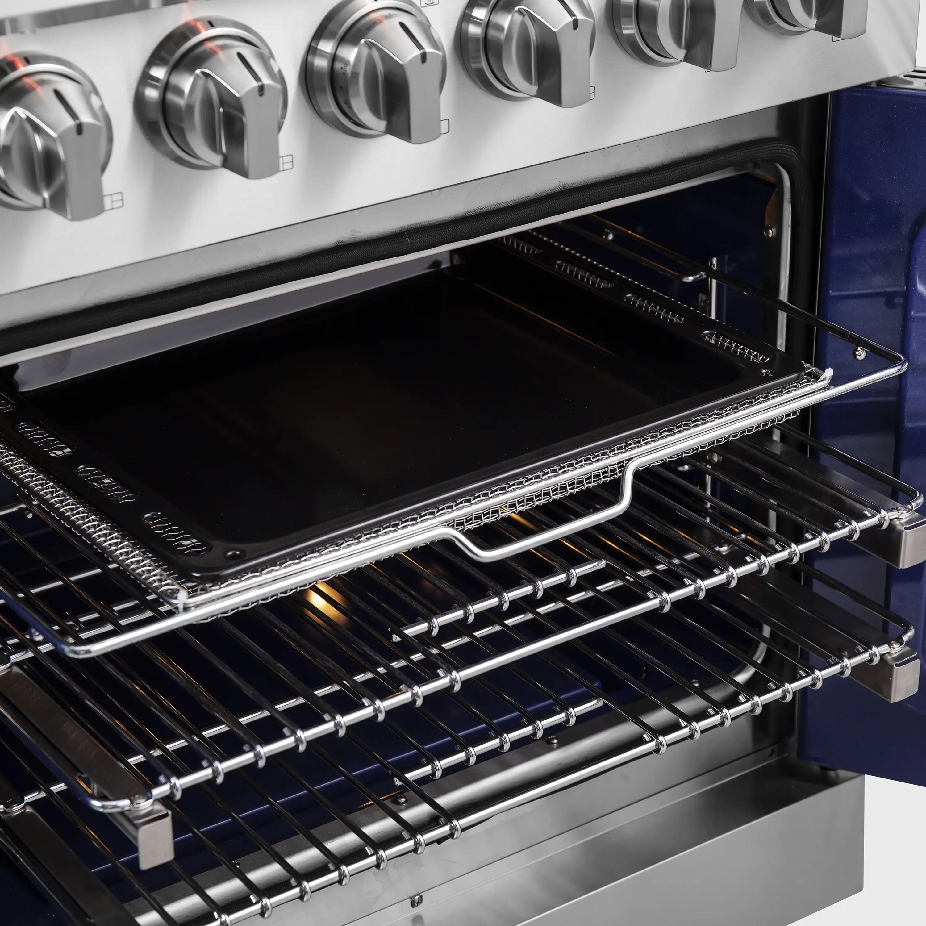 Forno Massimo 30-Inch French Door Gas Range in Stainless Steel (FFSGS6439-30) - Image 18