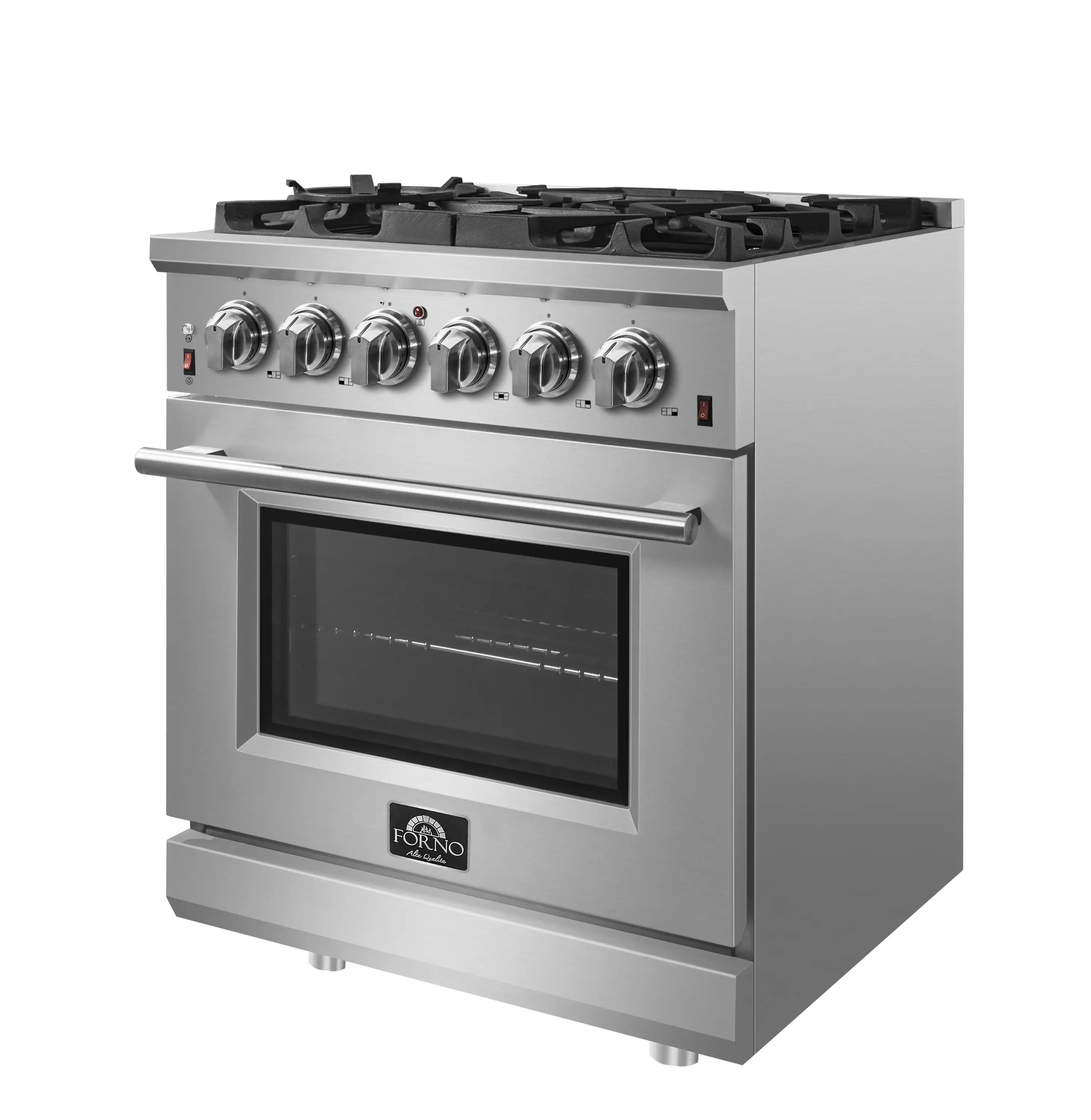 Forno Massimo 30-Inch Gas Range in Stainless Steel (FFSGS6239-30) - Image 5