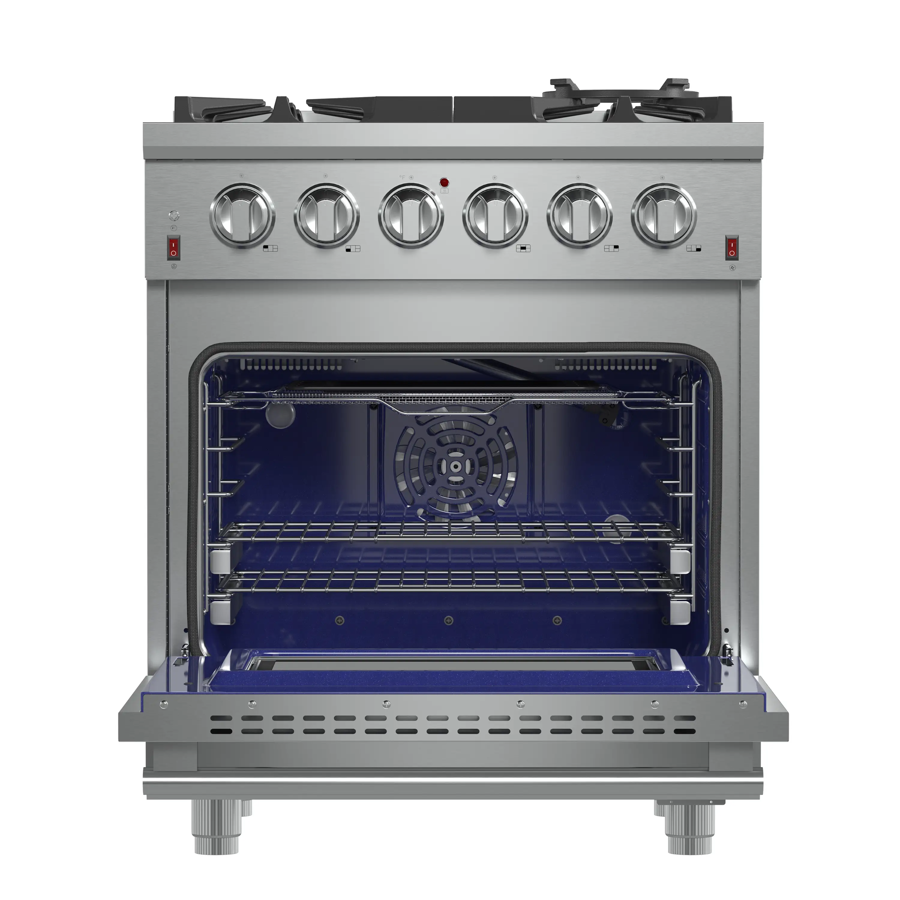Forno Massimo 30-Inch Gas Range in Stainless Steel (FFSGS6239-30) - Image 6