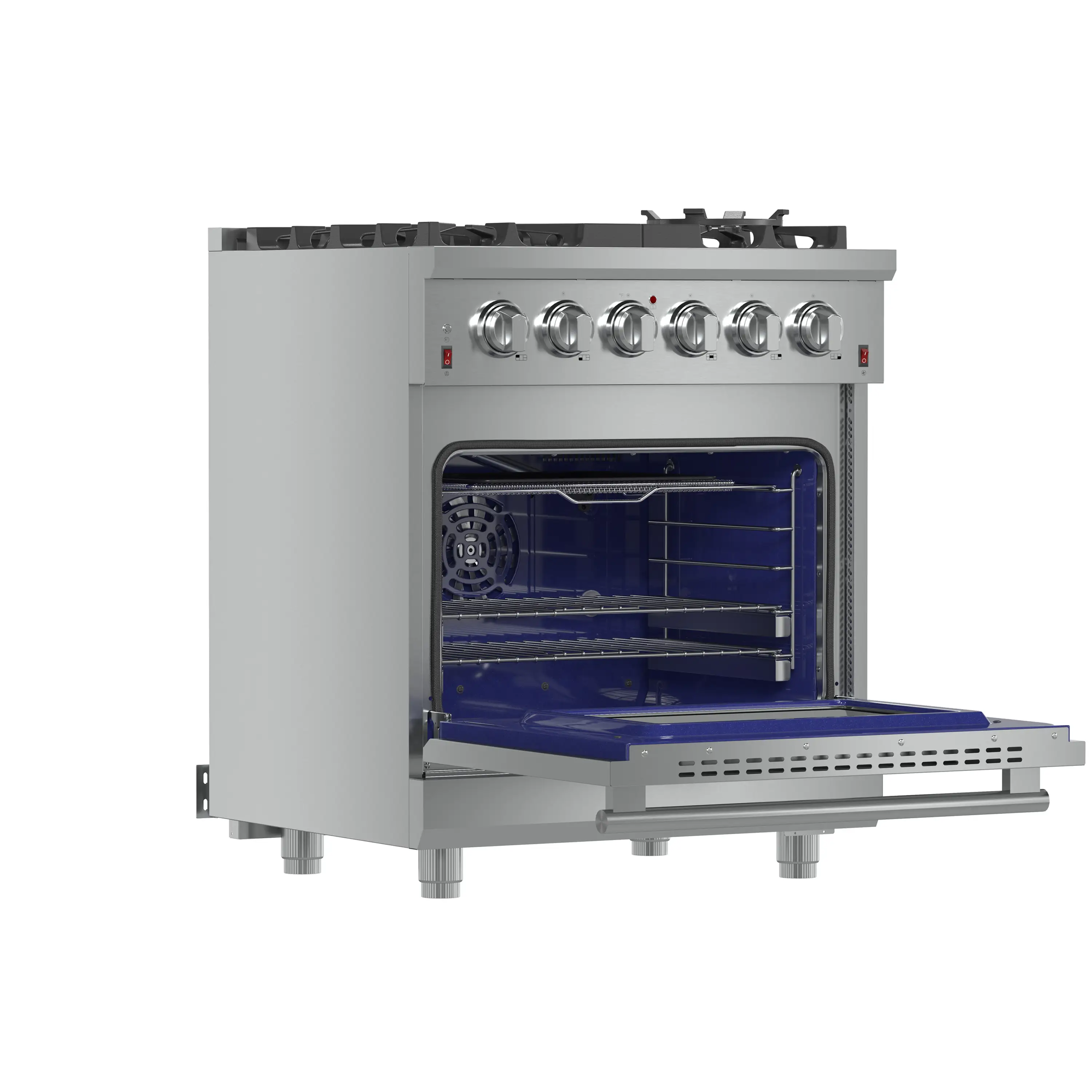 Forno Massimo 30-Inch Gas Range in Stainless Steel (FFSGS6239-30) - Image 7