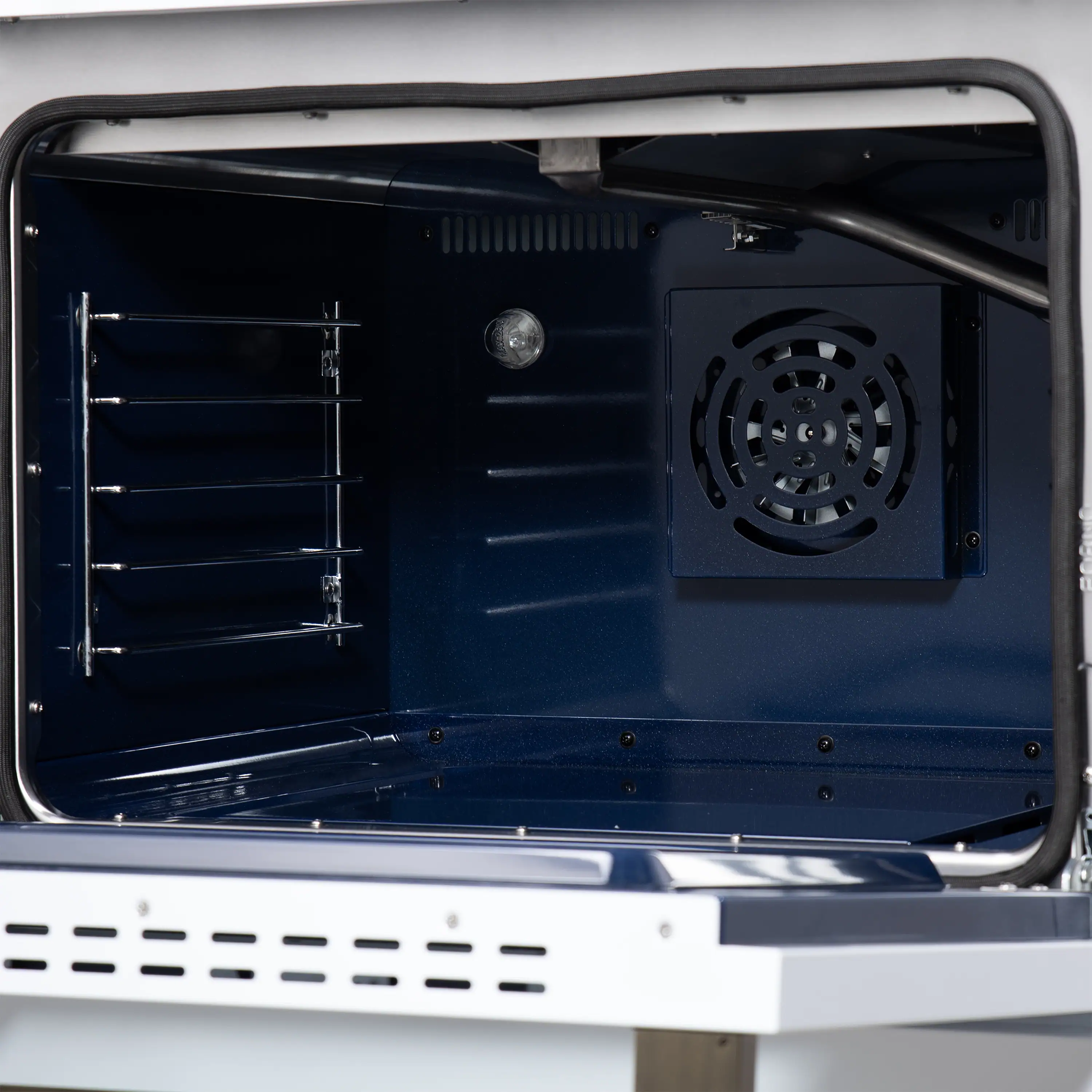 Forno Massimo 30-Inch Freestanding Gas Range with 4 Burners and 4.32 Cu. Ft. Convection Oven in Black with Antique Brass Handle (FFSGS6239-30BLK) - Image 15