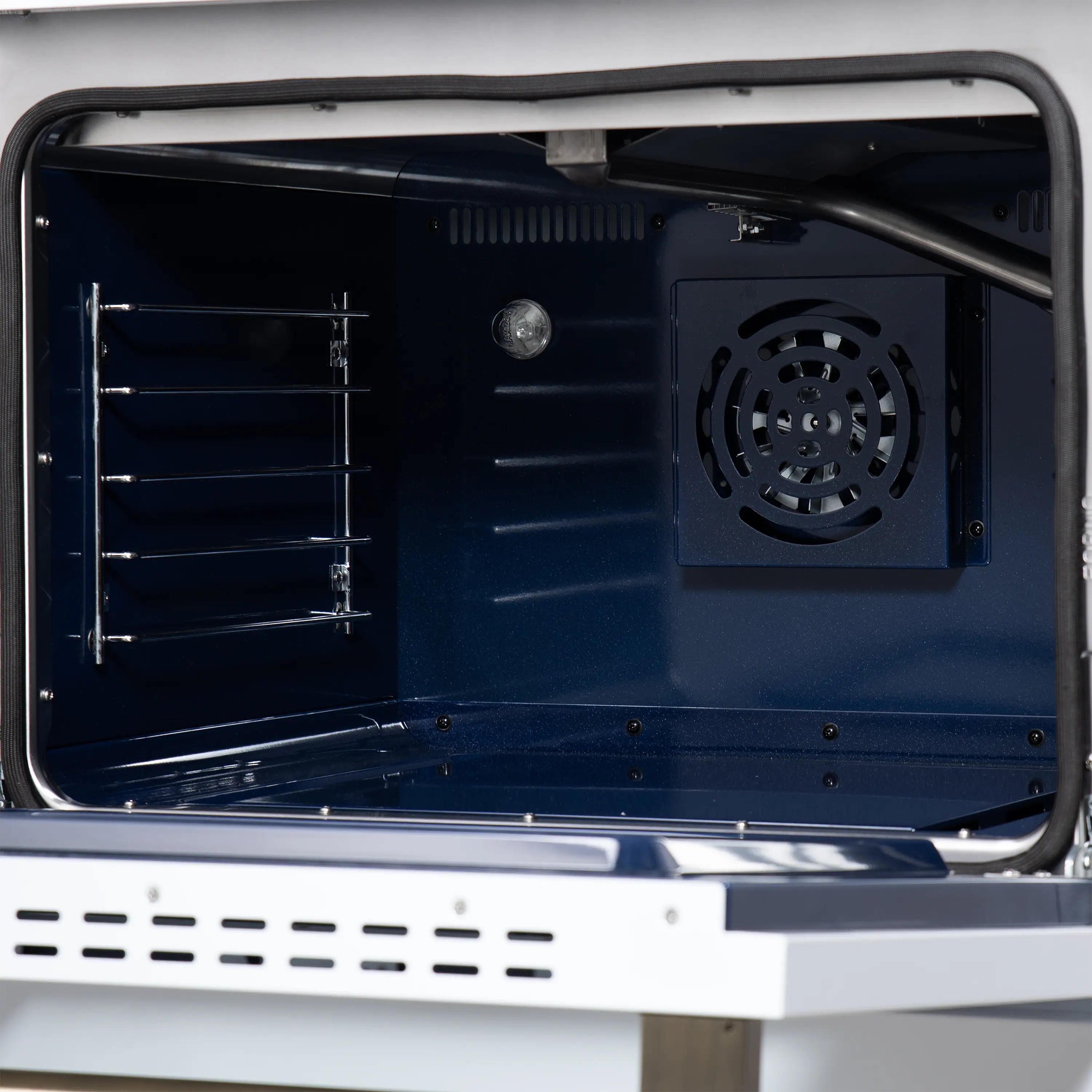 Forno Massimo 30-Inch Freestanding Gas Range with 4 Burners and 4.32 Cu. Ft. Convection Oven in White with Antique Brass Handle (FFSGS6239-30WHT) - Image 16
