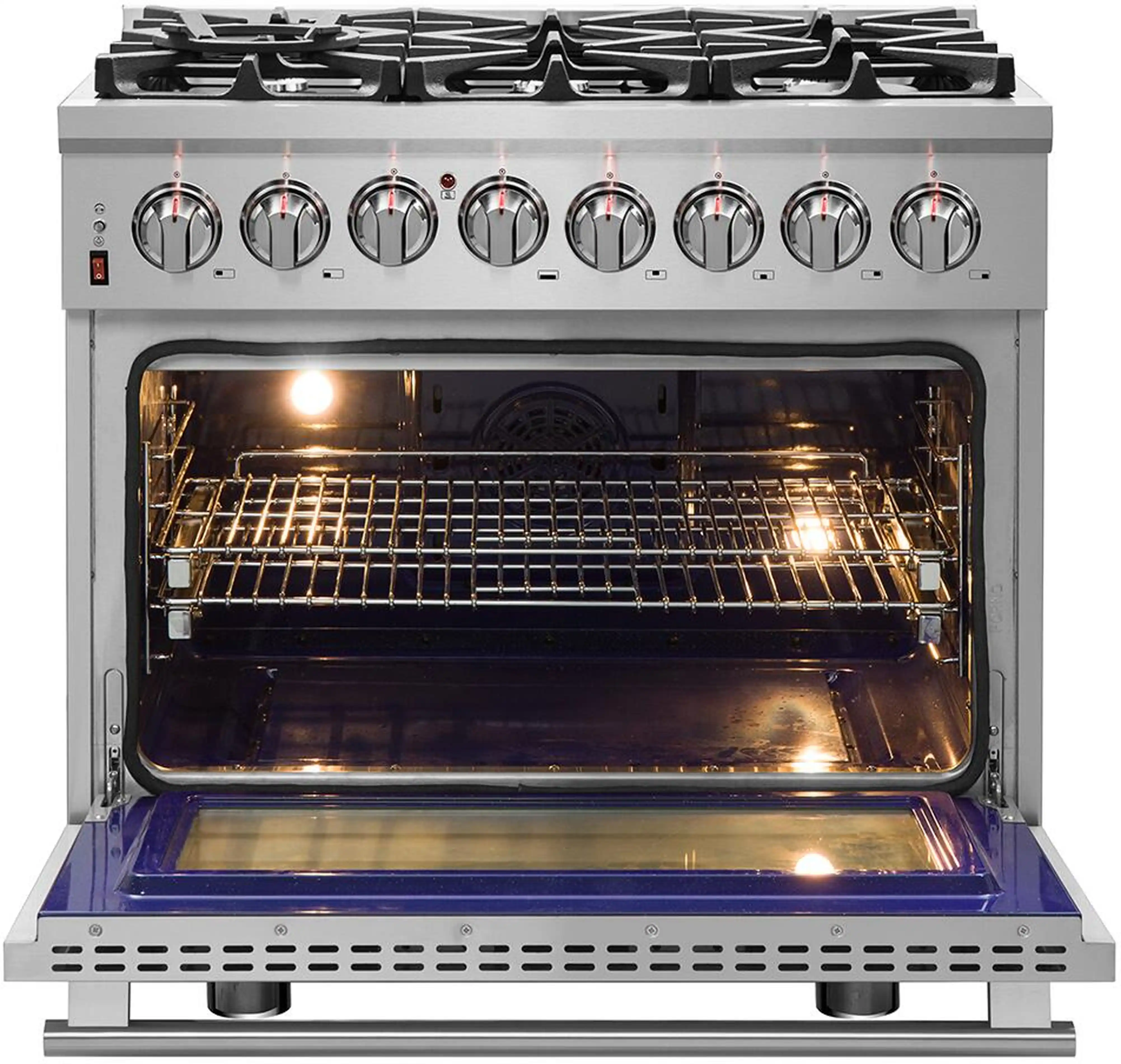 Forno Massimo 36-Inch Dual Fuel Range in Stainless Steel (FFSGS6125-36) - Image 21