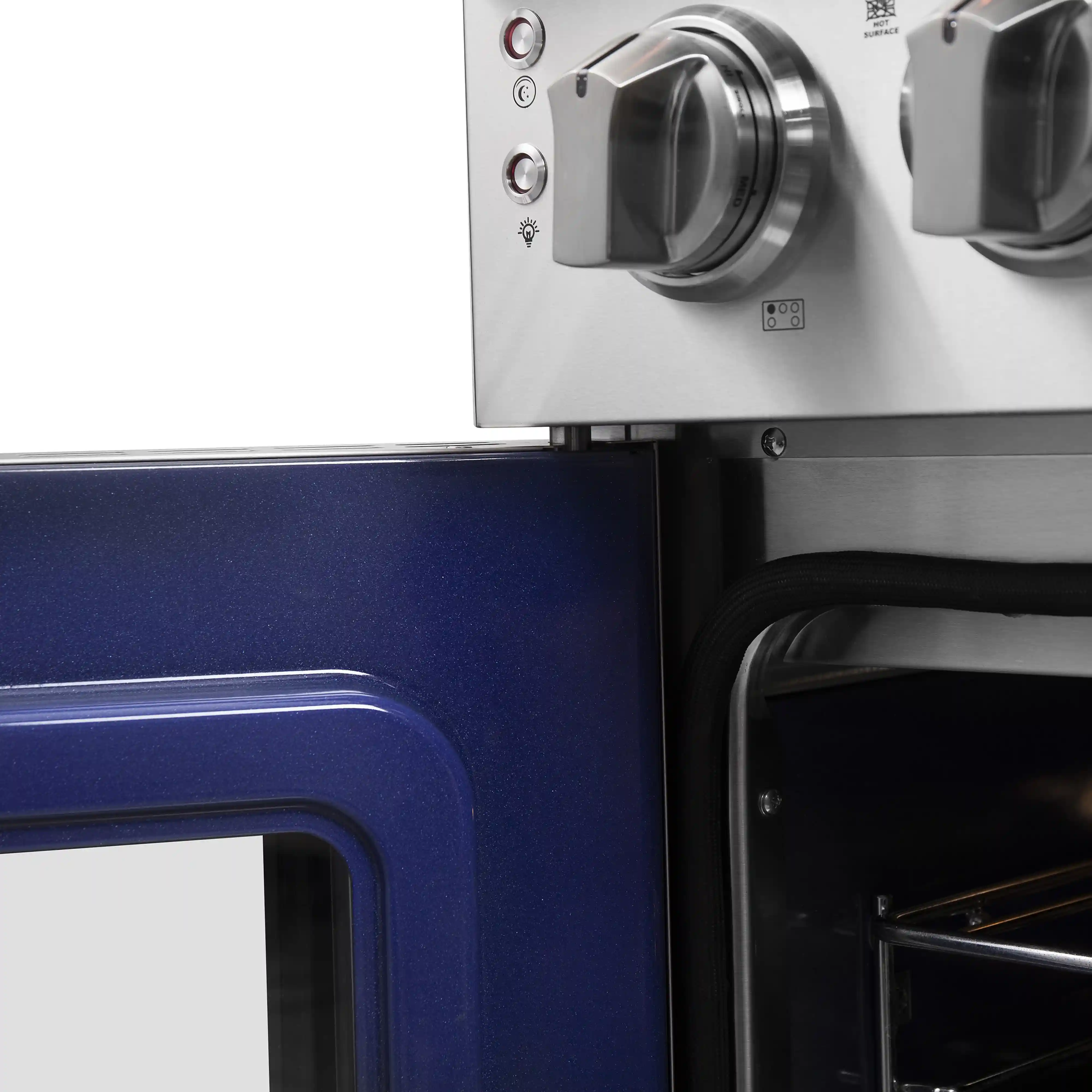 Forno Massimo 36-Inch Freestanding French Door Electric Range in Stainless Steel (FFSEL6955-36) - Image 9