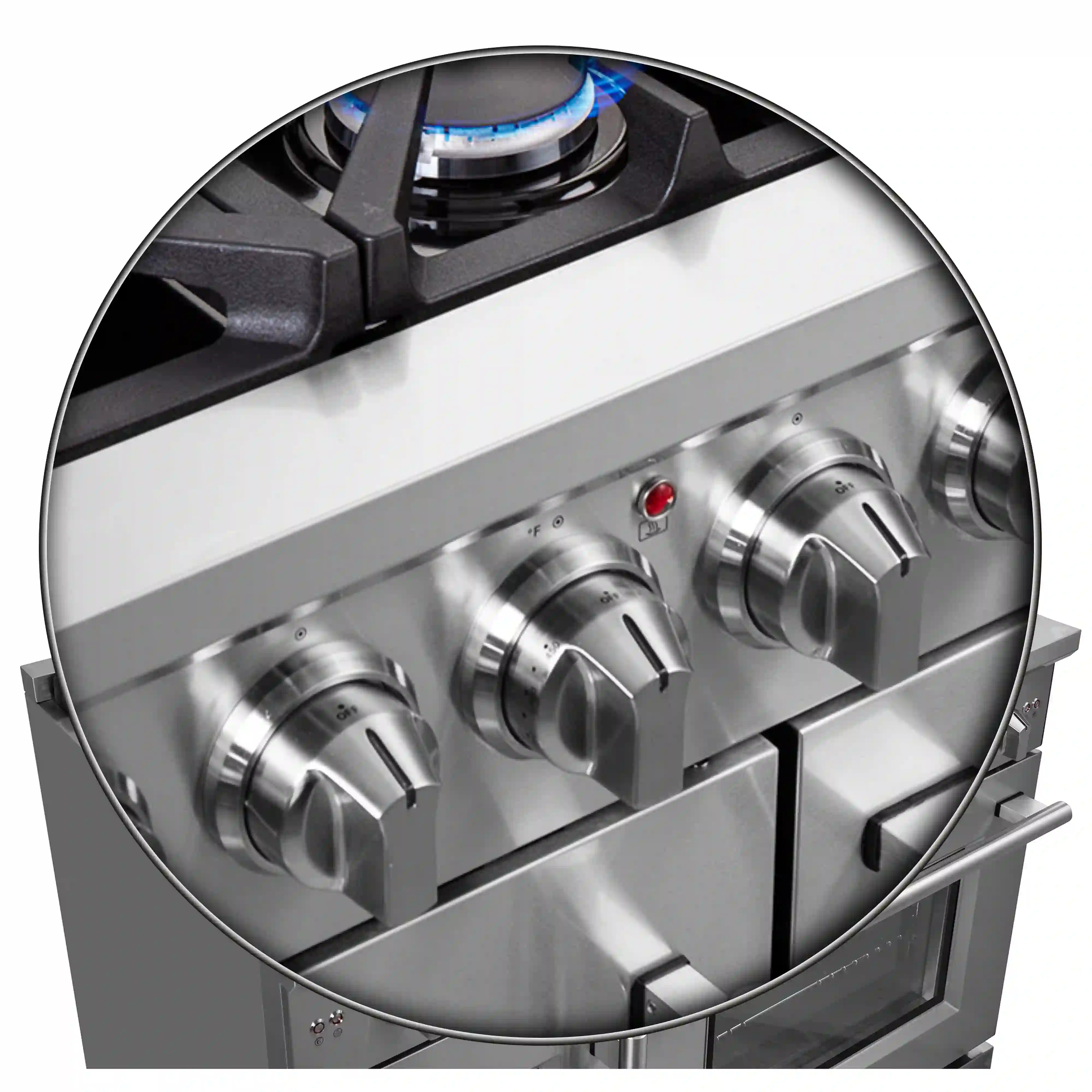Forno Massimo 48-Inch French Door Gas Range in Stainless Steel (FFSGS6439-48) - Image 10