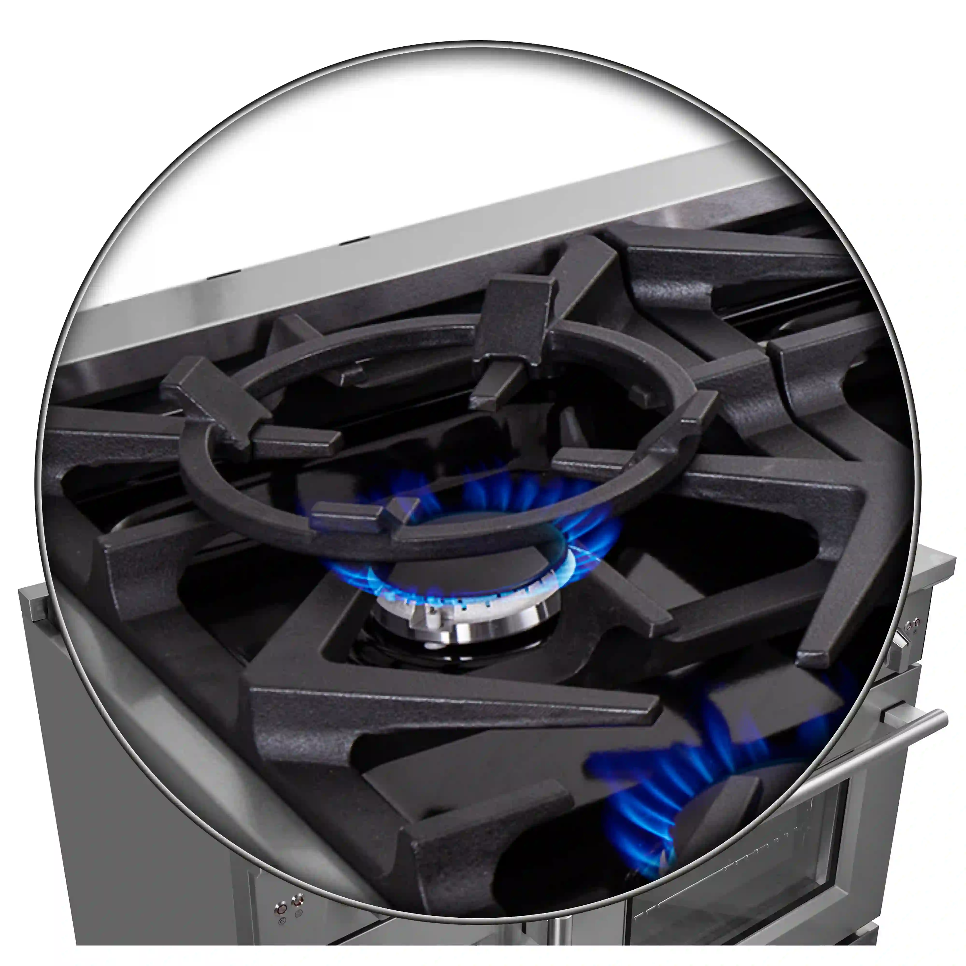 Forno Massimo 48-Inch French Door Gas Range in Stainless Steel (FFSGS6439-48) - Image 8