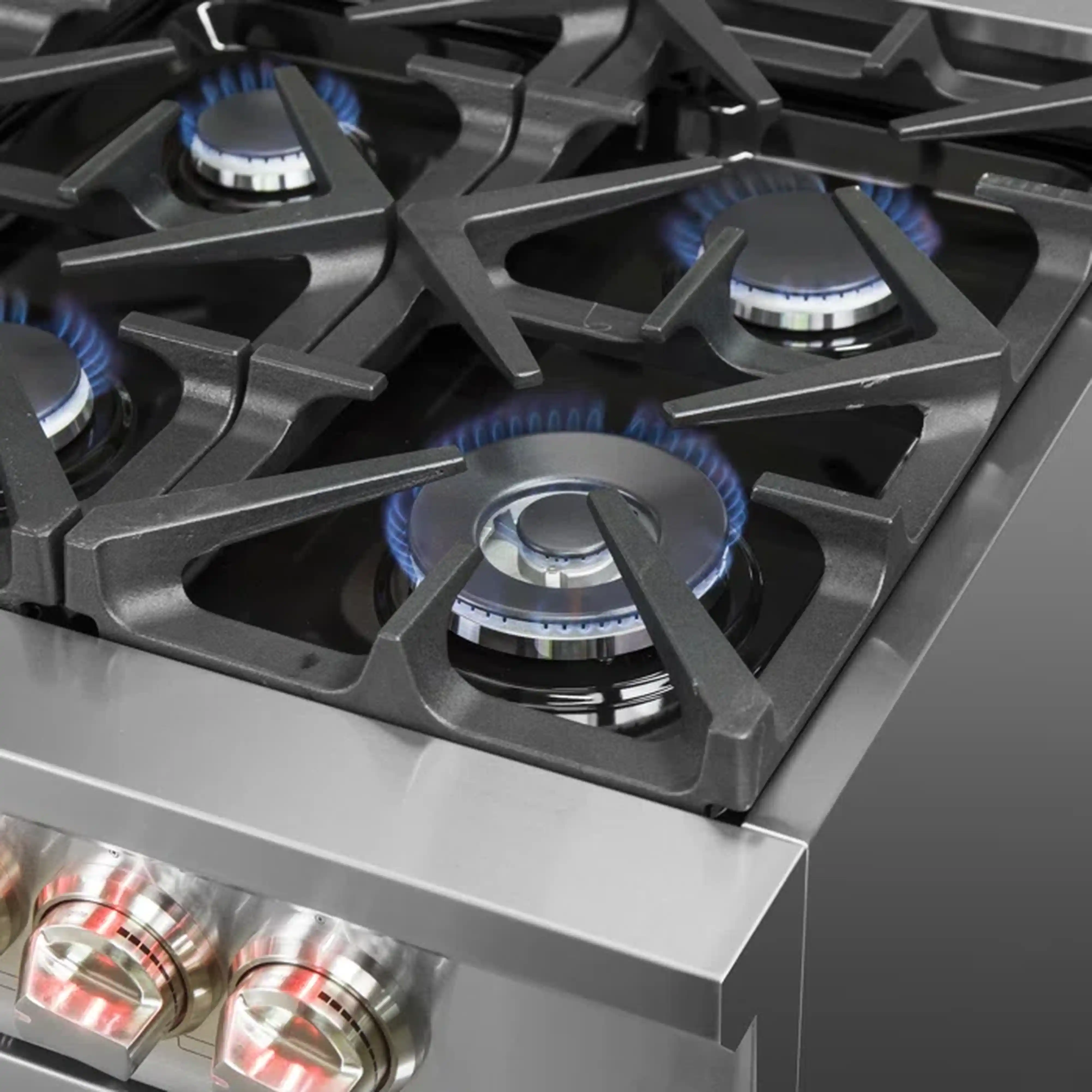 Forno Massimo 60-Inch Freestanding Dual Fuel Range in Stainless Steel (FFSGS6125-60) - Image 3